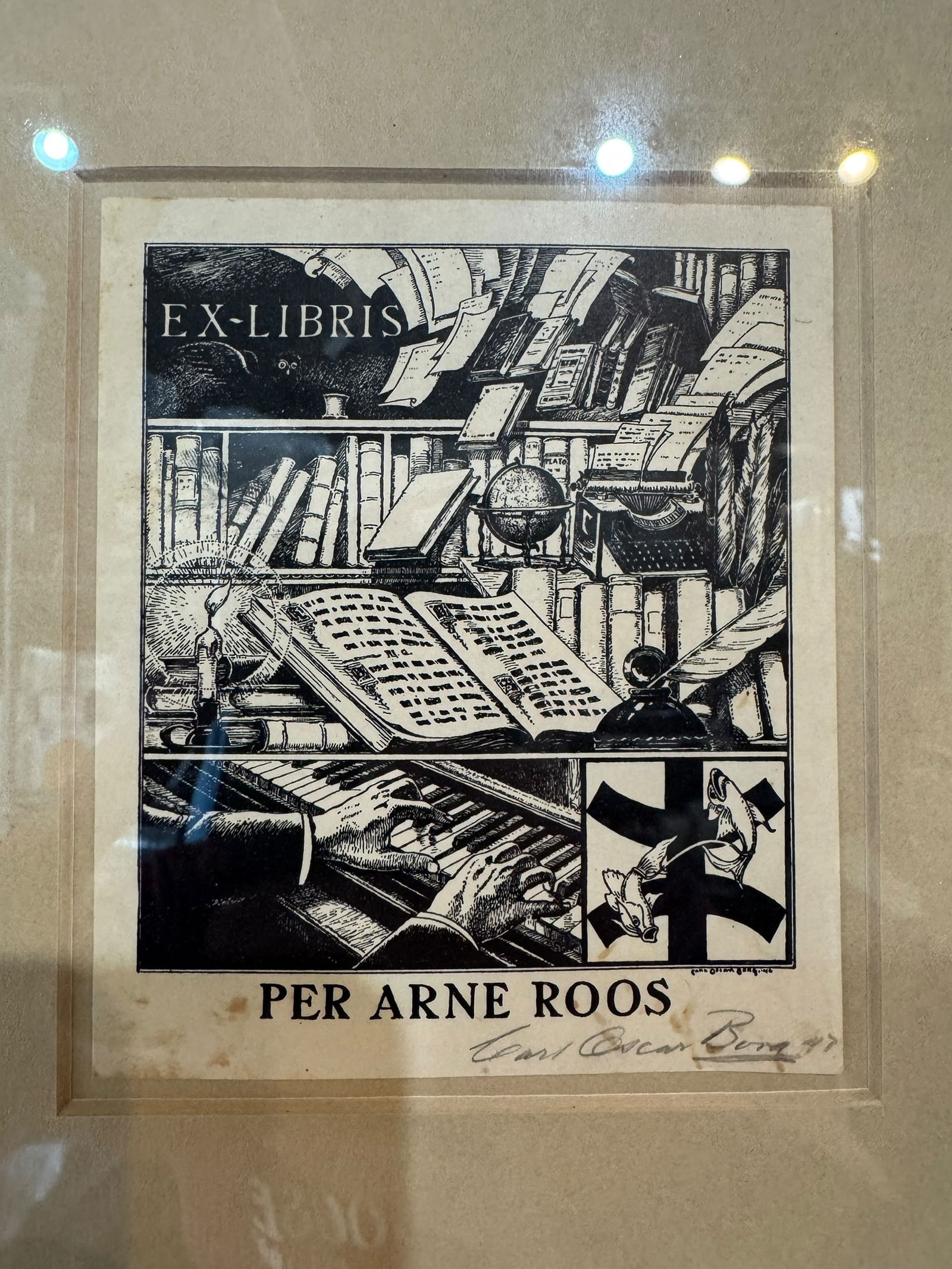 Carl Oscar Borg Etching 1947 - 2