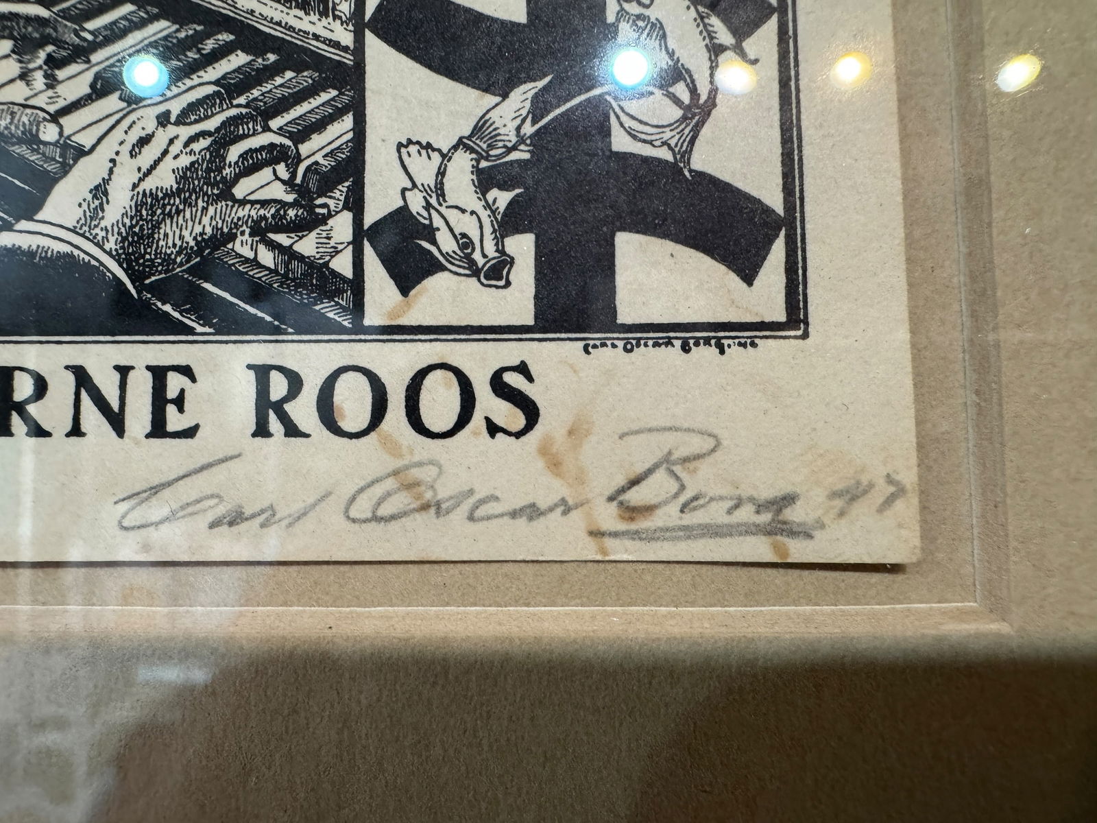 Carl Oscar Borg Etching 1947 - 3