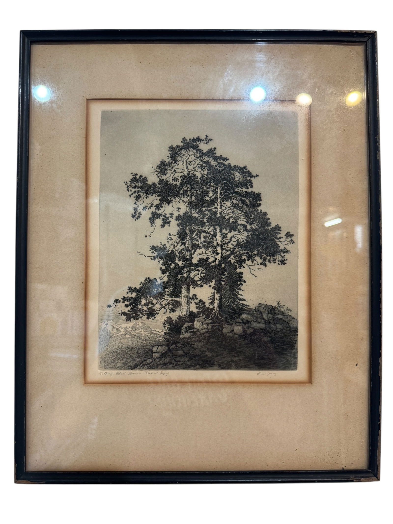 George Elbert Burr Etching (1 of 6)