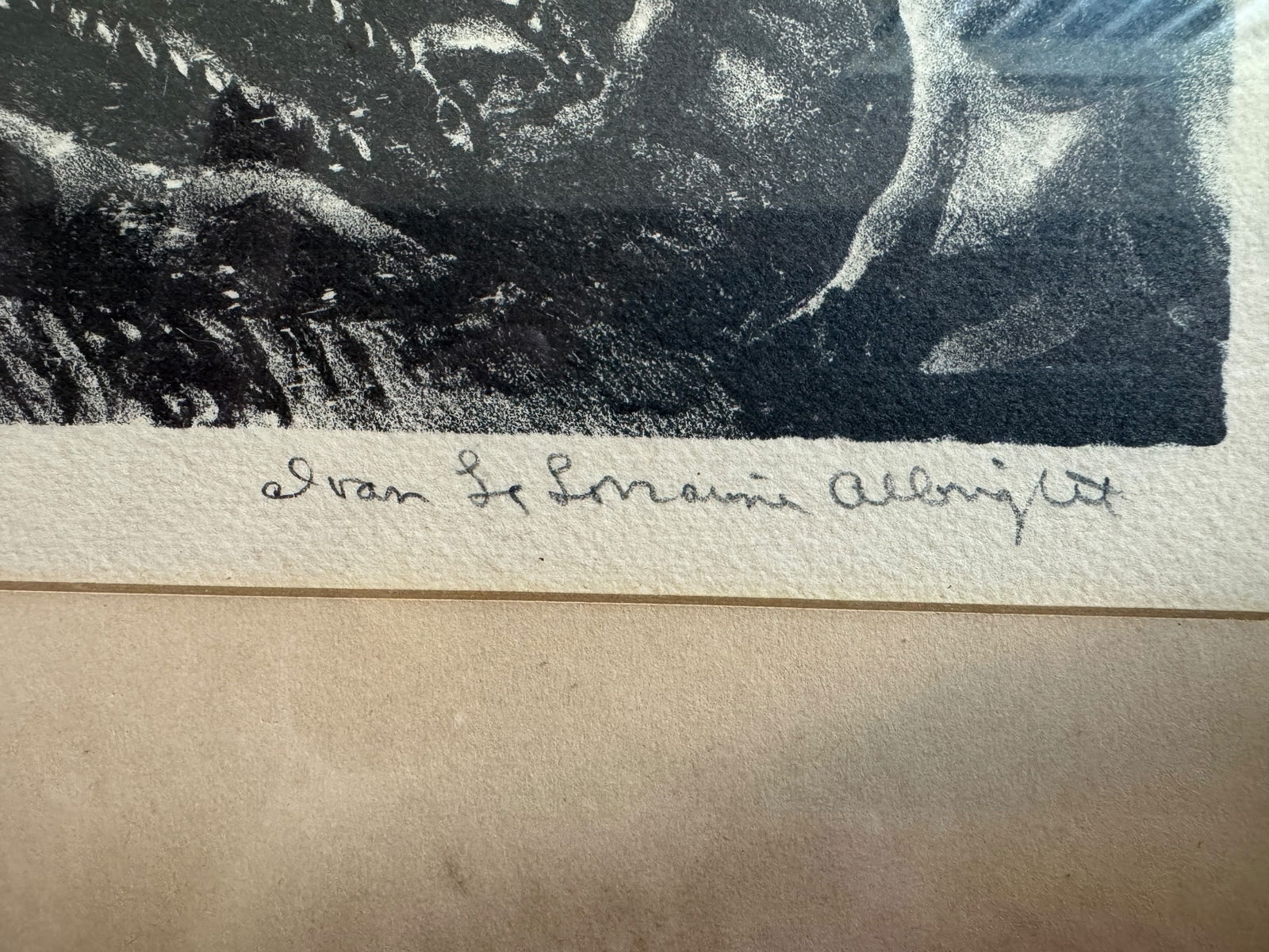 Ivan Le Lorraine Albright Signed Original Lithograph - 6