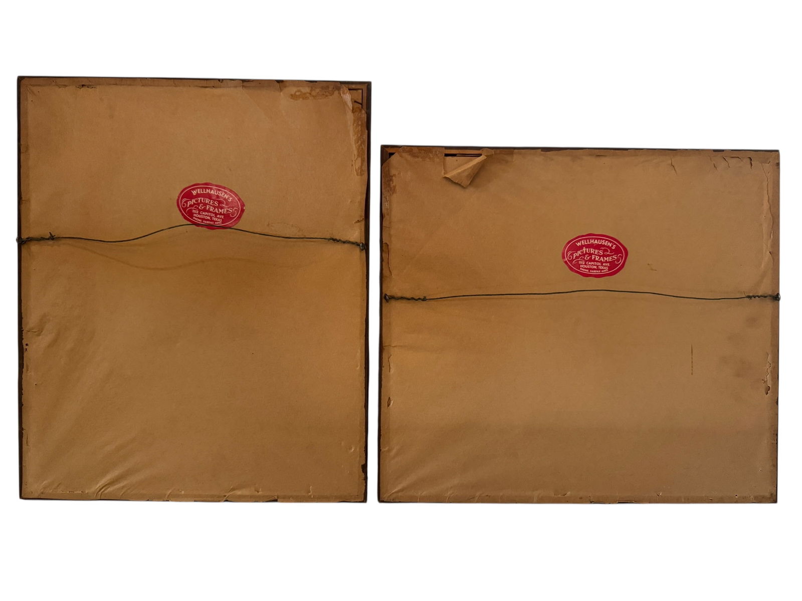 Pair Signed Alfred Wands Framed Lithographs - 8