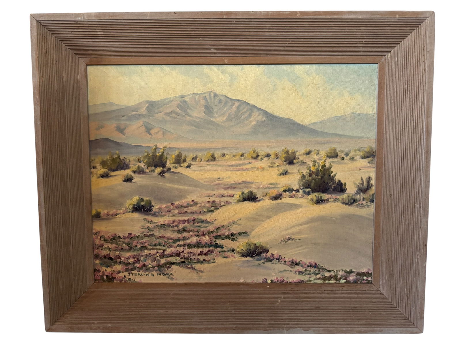 Sterling Moak Plein Air Desert Landscape Original Oil (1 of 3)