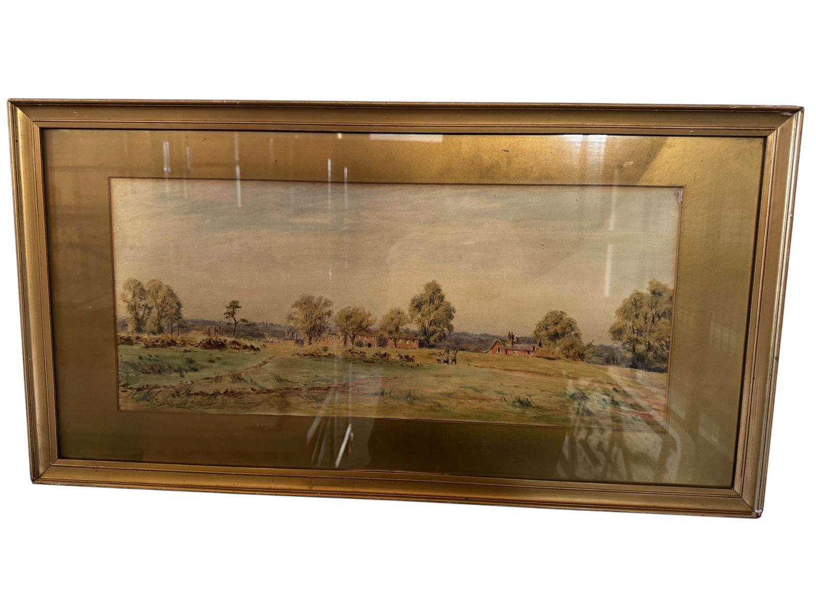 Henry James Sage Original Watercolor Landscape (1 of 7)