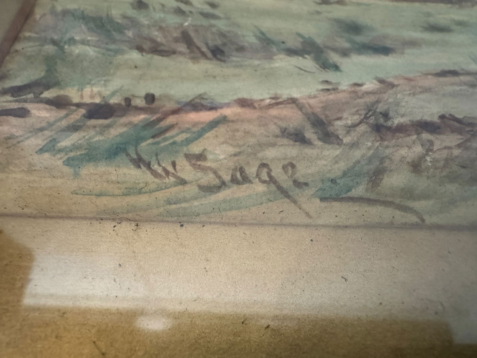 Henry James Sage Original Watercolor Landscape - 5