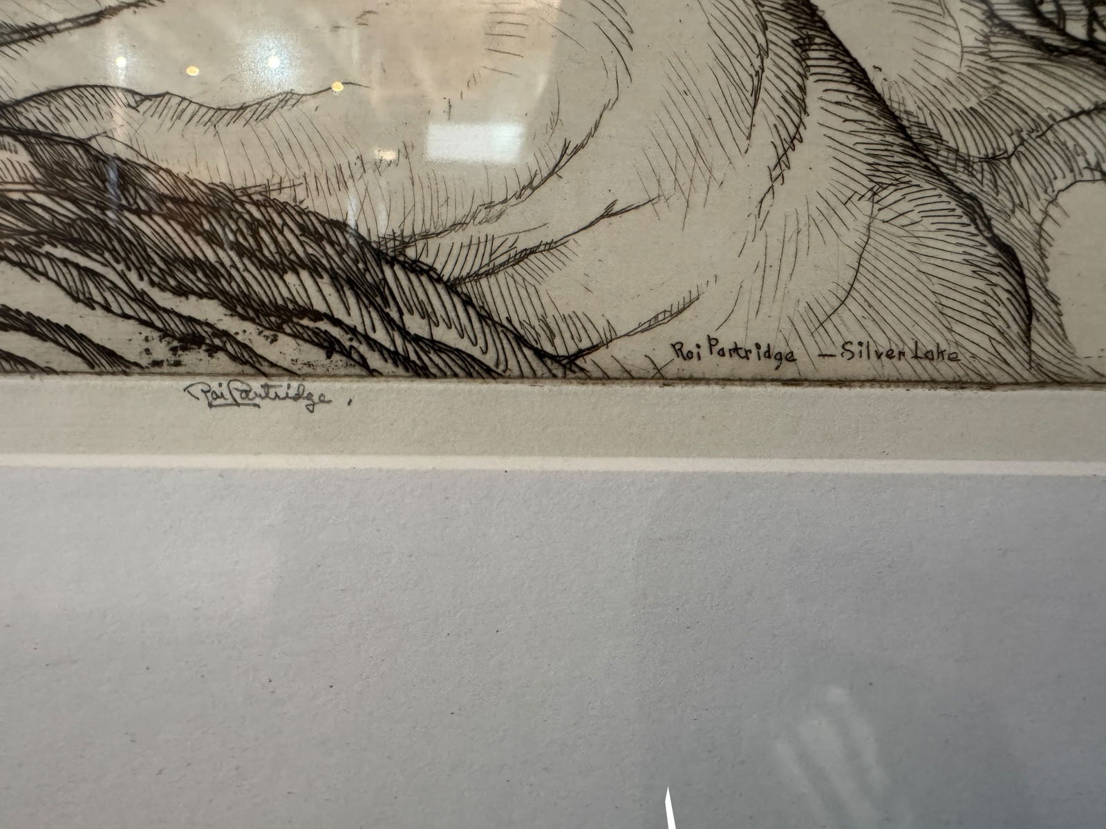 Roi Partridge "Silver Lake" Etching - 3