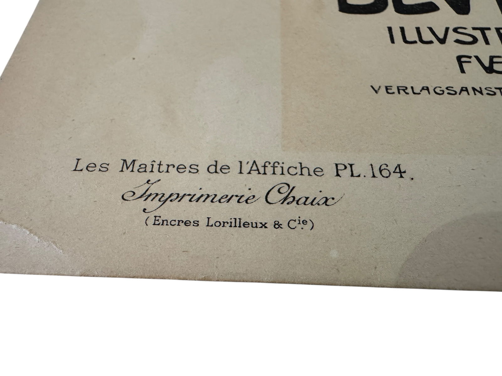 Antique Joseph Rudolf Witzel "Deutsche-Kunst Und Dekoration" Color Lithograph - 2