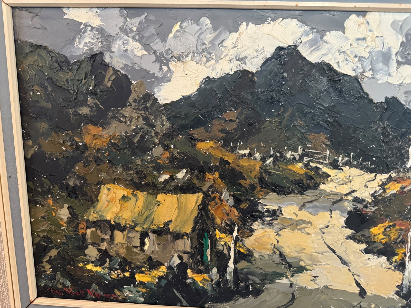 Charles Wyatt Warren Welsh Hill Farm Original Oil - 2