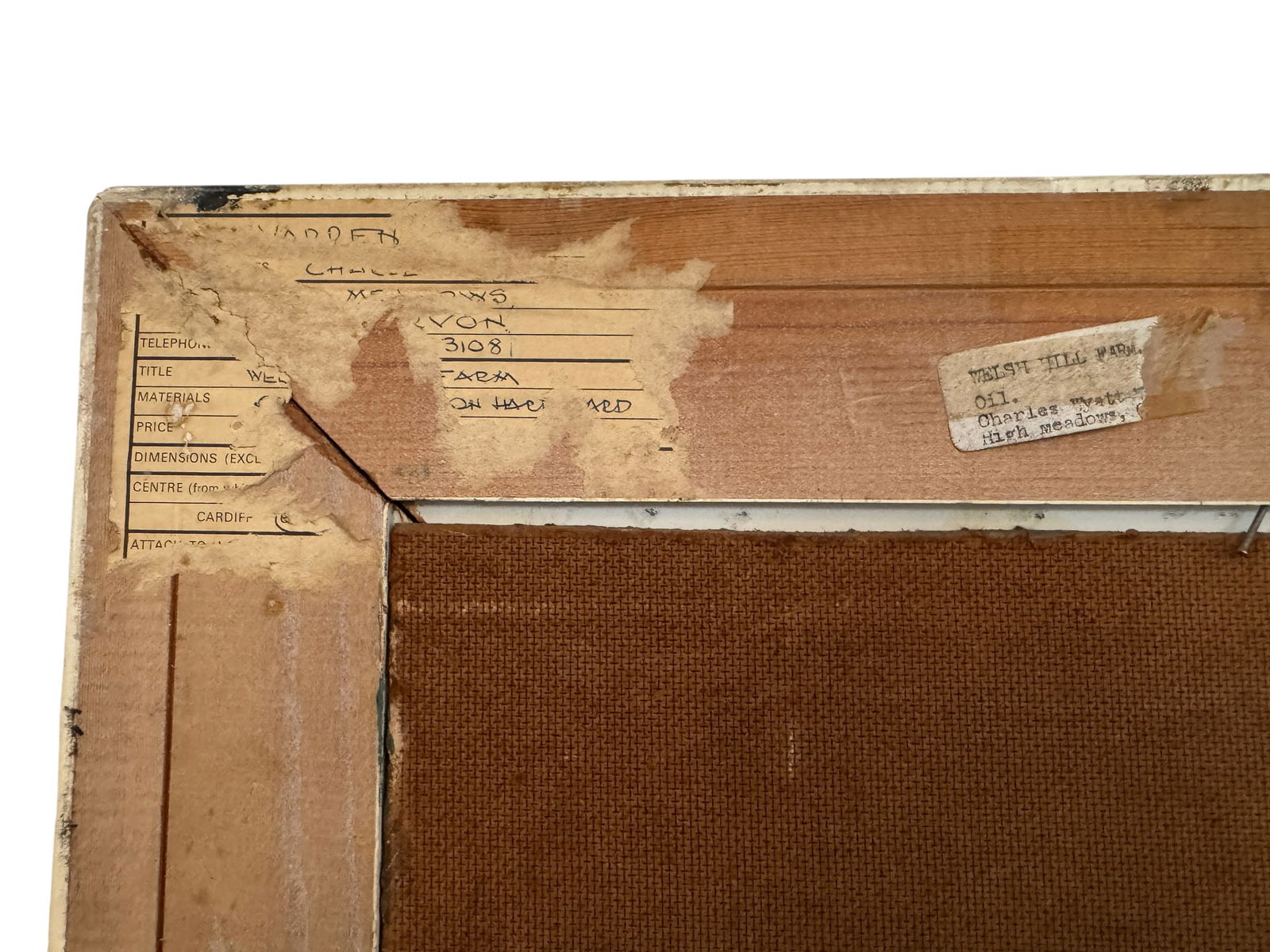 Charles Wyatt Warren Welsh Hill Farm Original Oil - 7