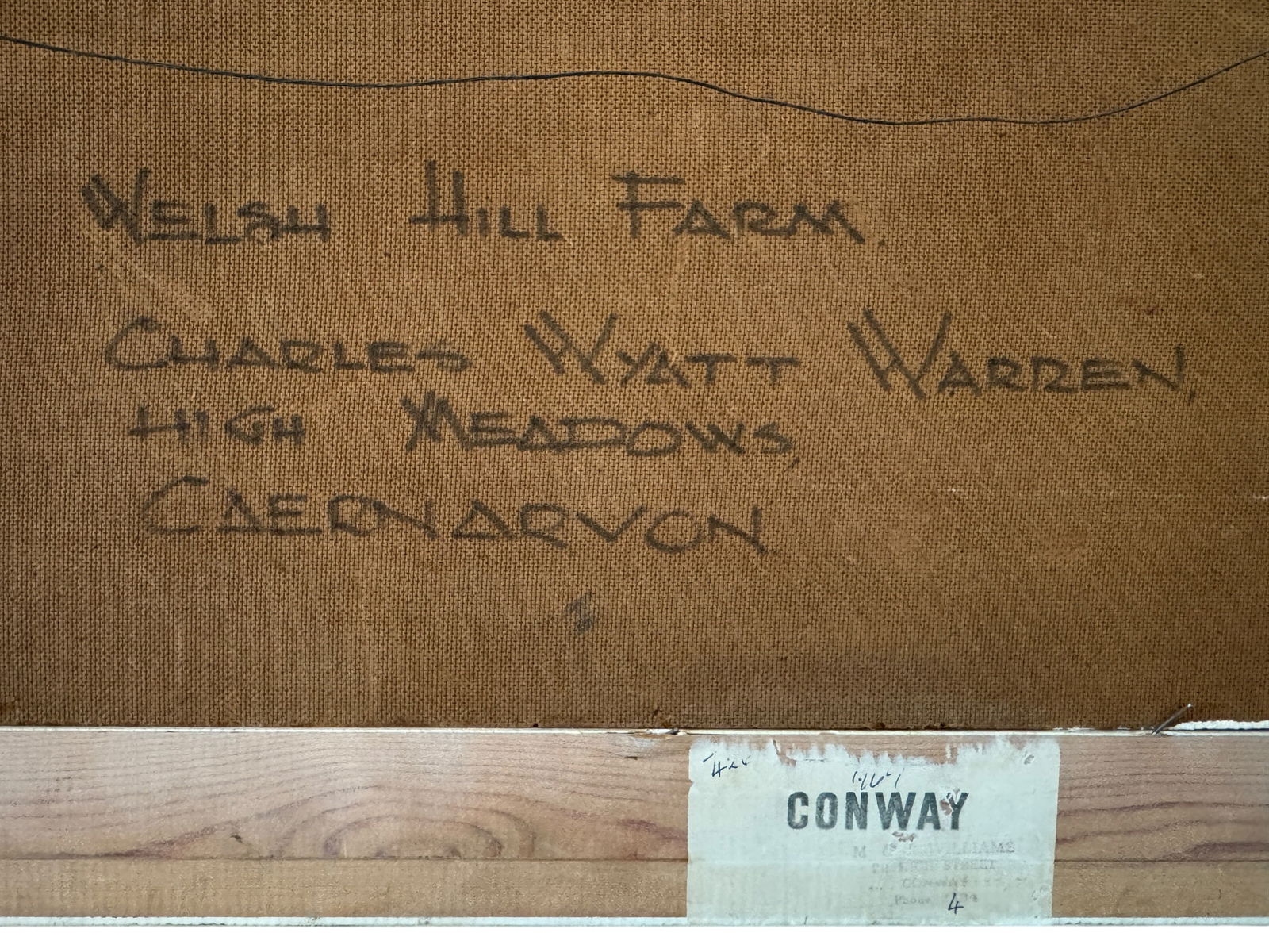 Charles Wyatt Warren Welsh Hill Farm Original Oil - 8