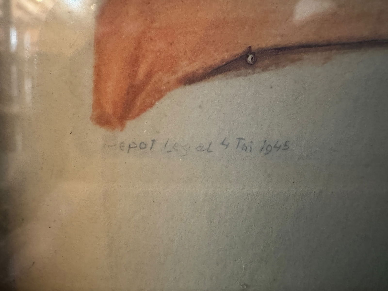 Signed Eugene Lelievre Pinup Lithograph - 4