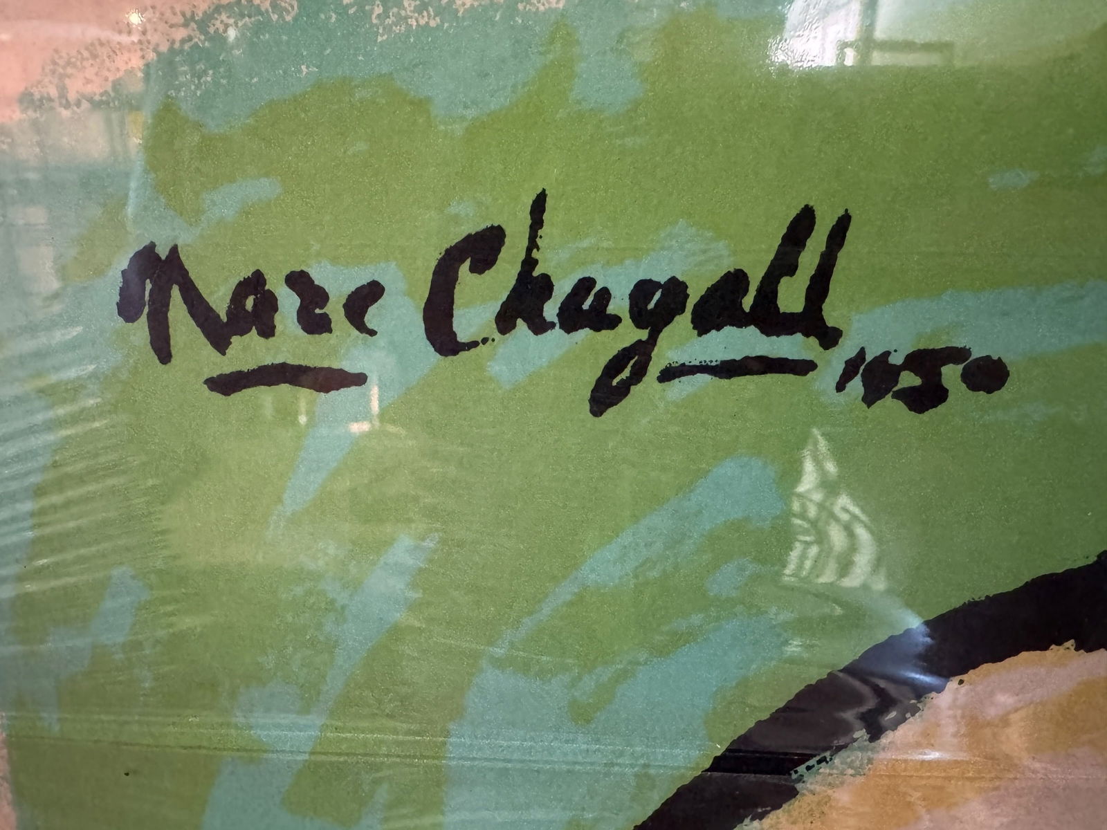 Marc Chagall Woman with Flowers Lithograph - 3