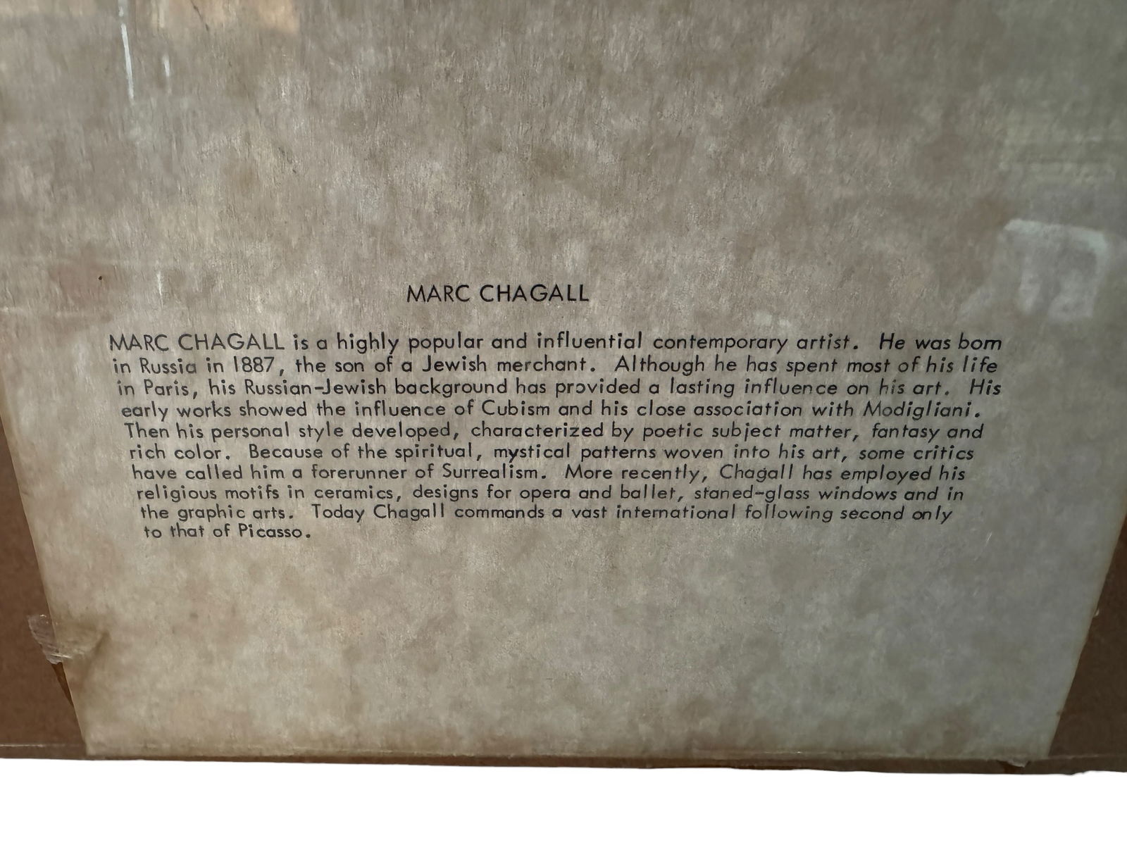 Marc Chagall Woman with Flowers Lithograph - 6