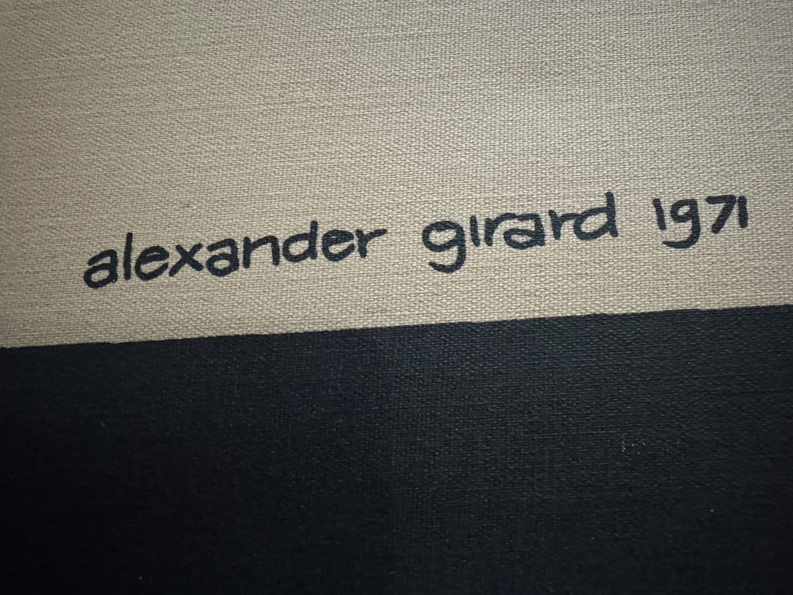 Huge Alexander Girard Environmental Enrichment Panel Fabric Art circa 1971 - 2