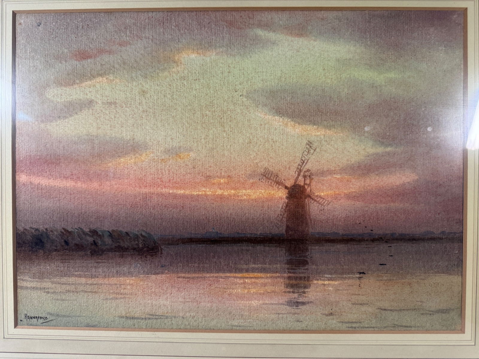 Charles Edward Hannaford Original Watercolor Seascape - 2