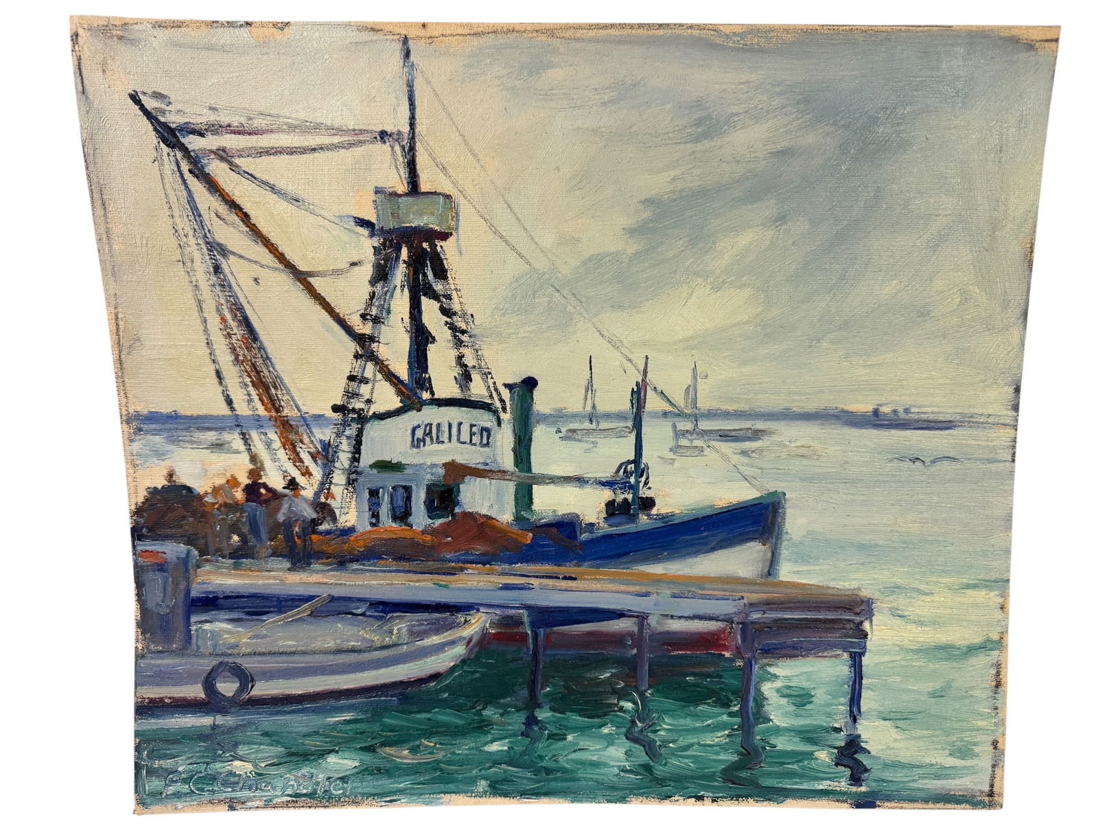 Collection of 4 Floyd C. Chandler Original Oils - 3