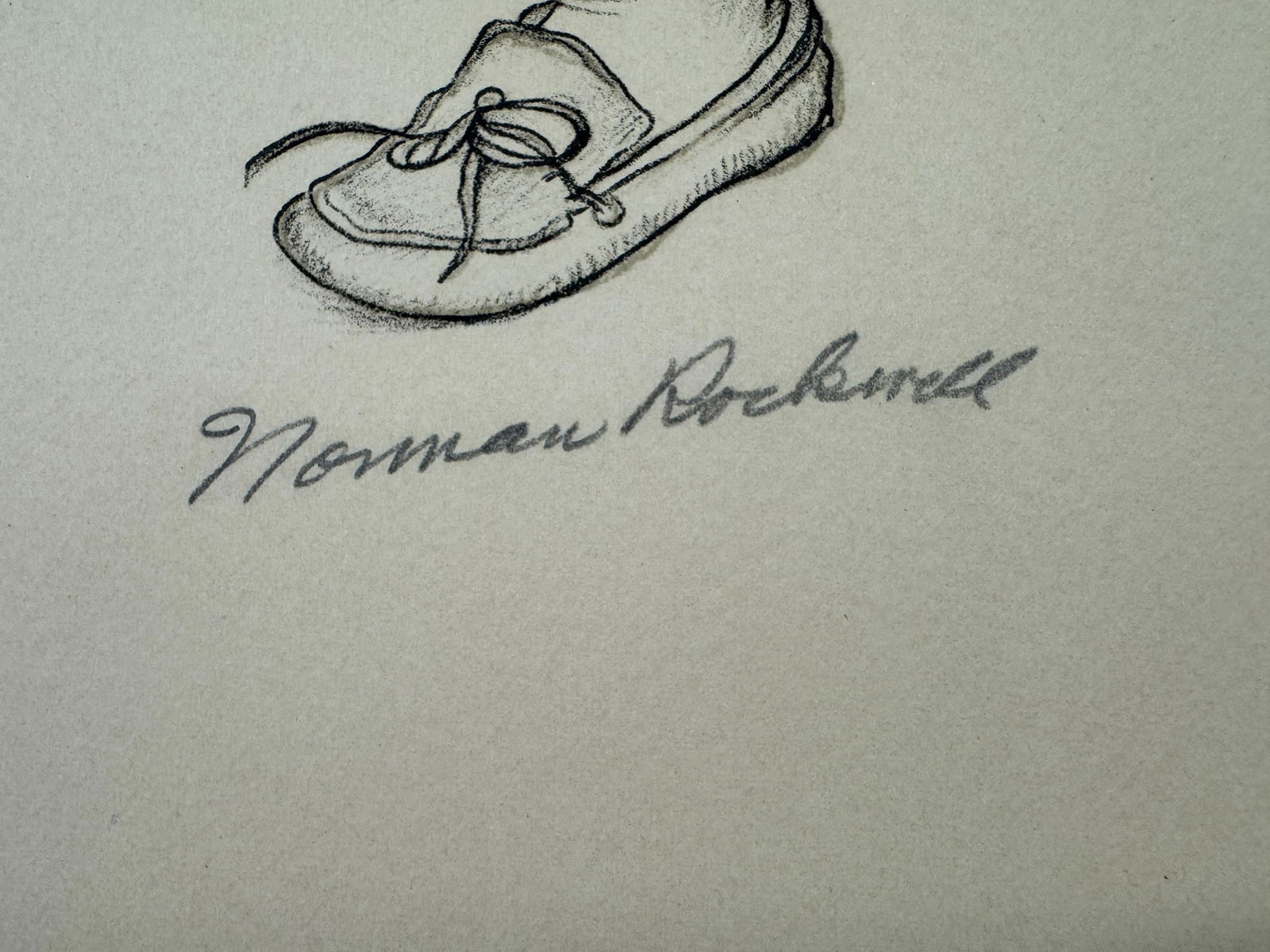 Pencil Signed Norman Rockwell "Jerry" Artist Proof Lithograph - 3