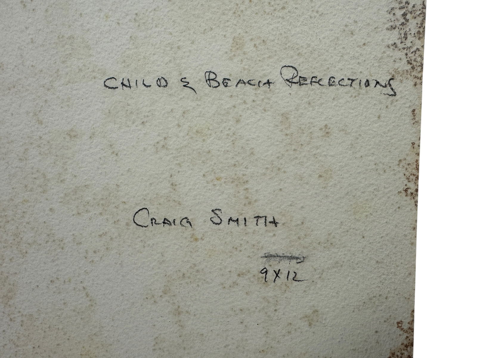 Collection of 3 Craig Smith Beach Original Watercolors - 7