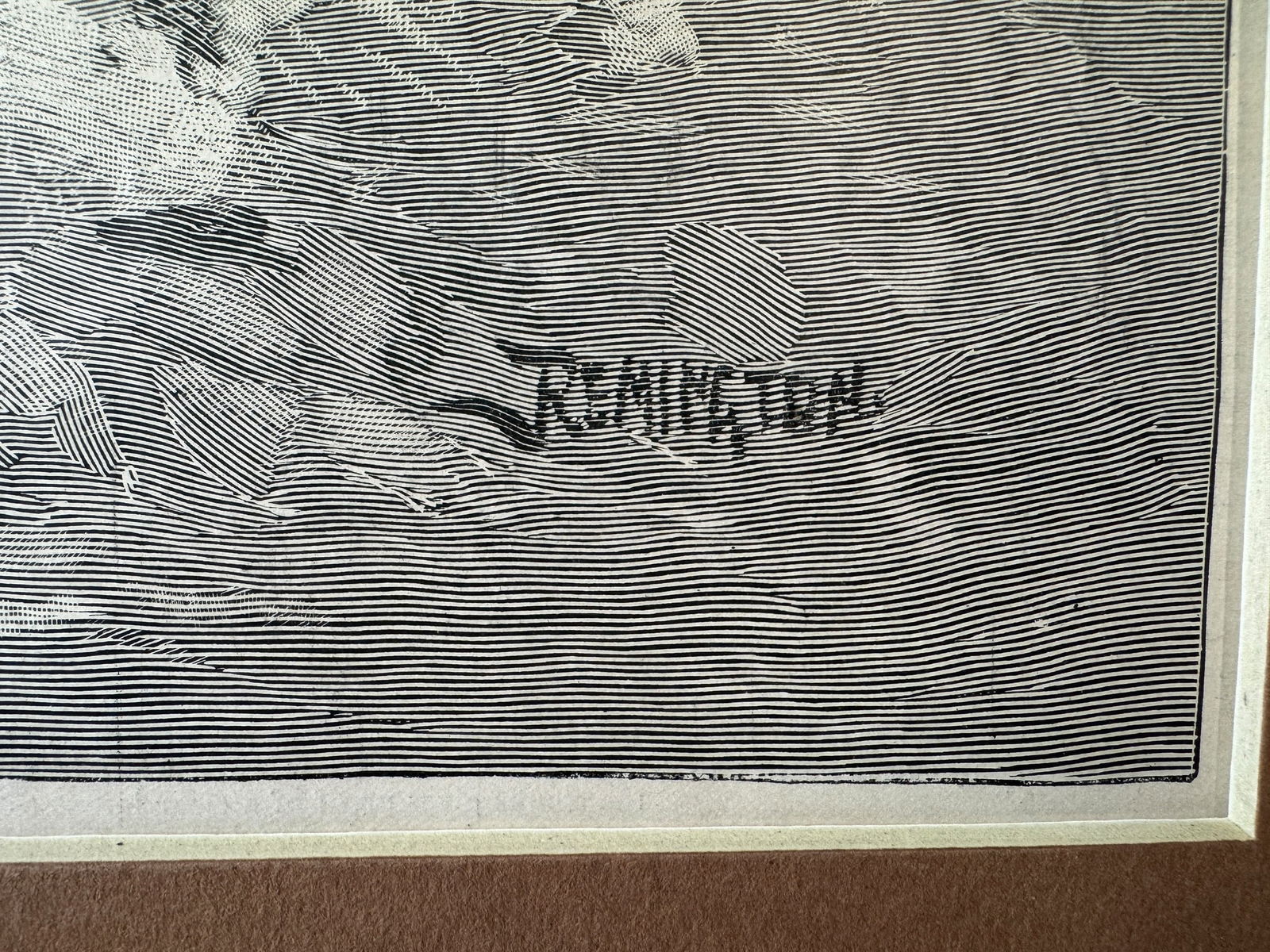 Frederic Remington "Calavry in an Arizona Sandstorm" Engraving - 3