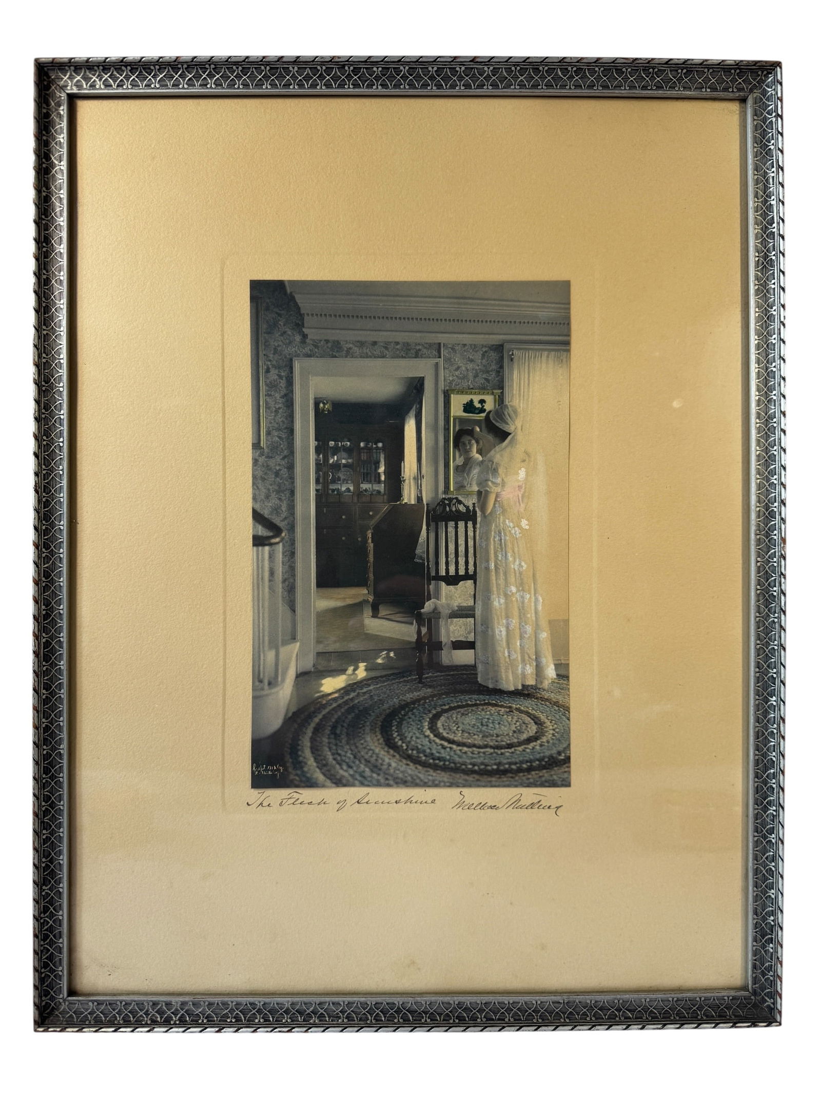 Wallace Nutting "The Fleck of Sushine" Hand Painted Photograph (1 of 5)