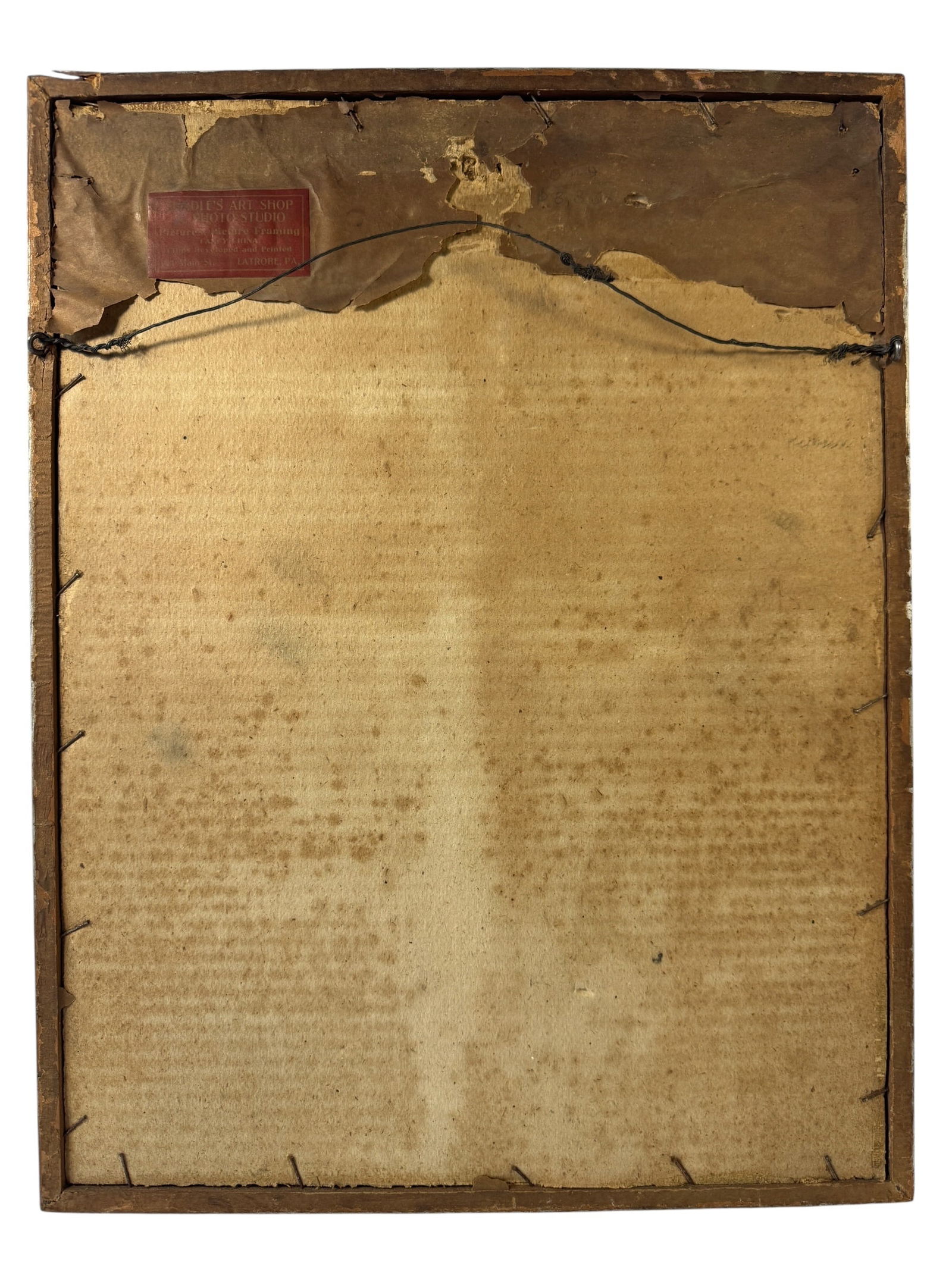 Wallace Nutting "The Fleck of Sushine" Hand Painted Photograph - 4