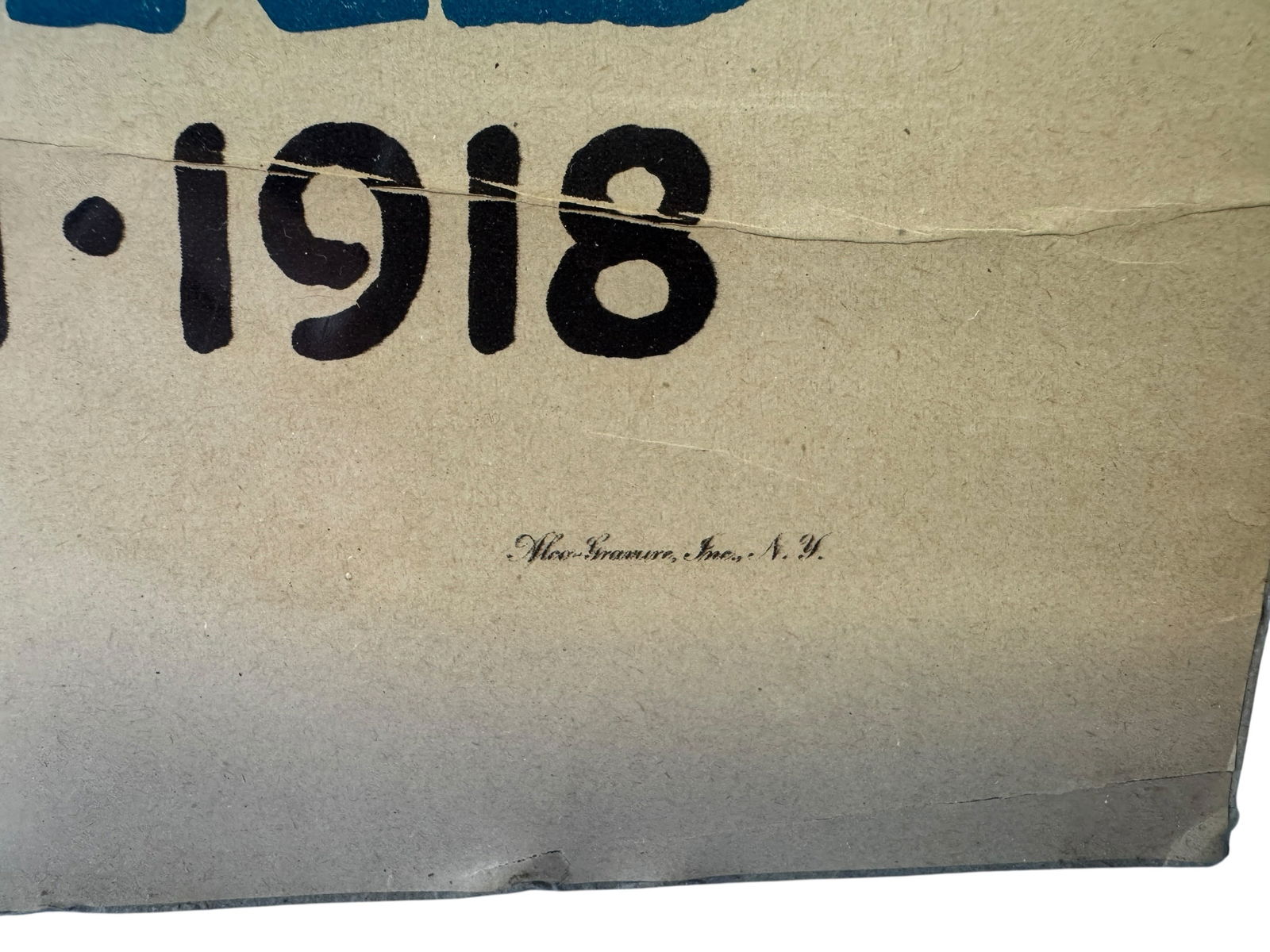 Original 1918 Jewish Welfare Board WWI Campaign Poster - 2