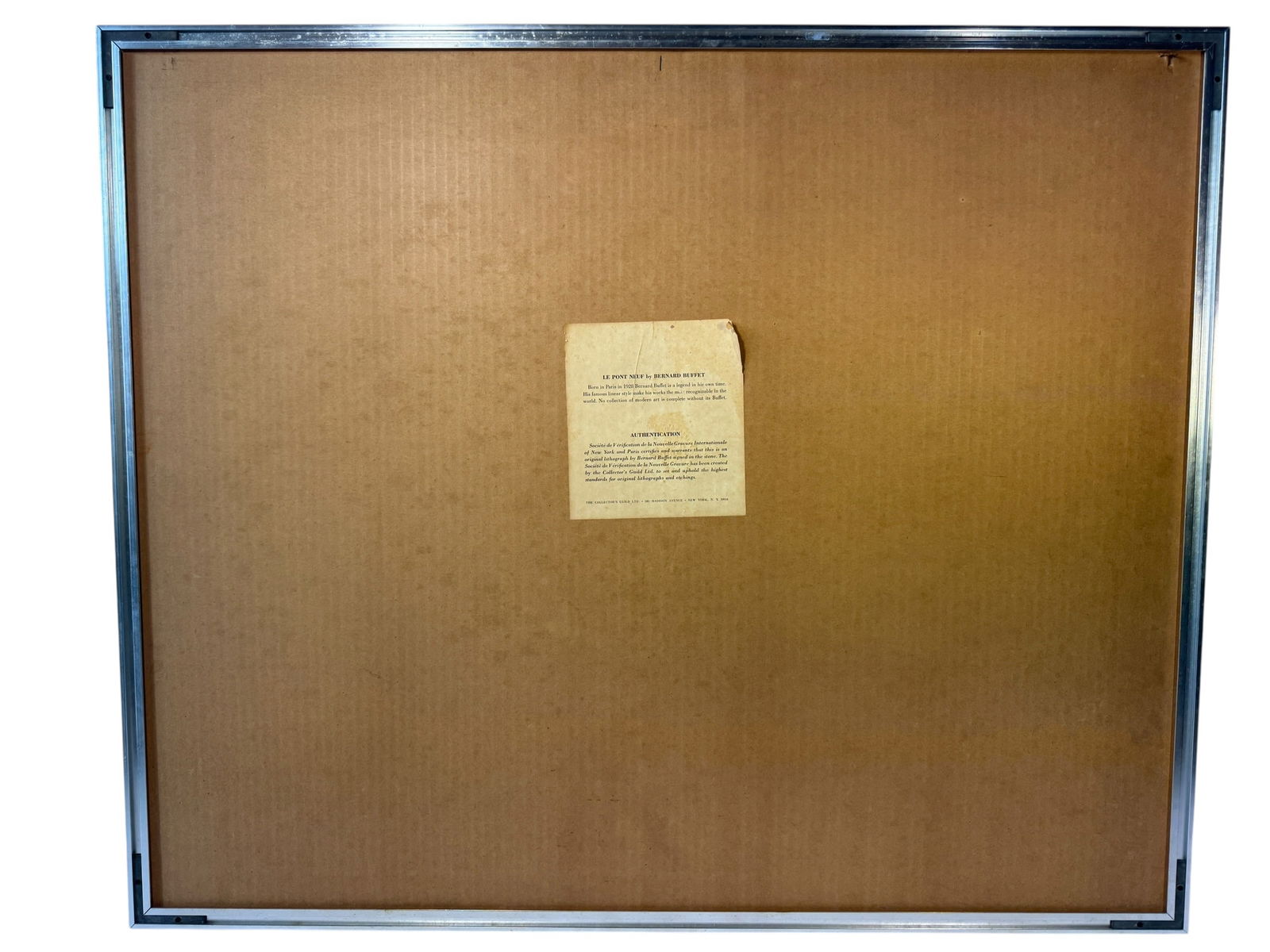 Bernard Buffet "Le Pont Neuf" 1968 Color Lithograph - 3