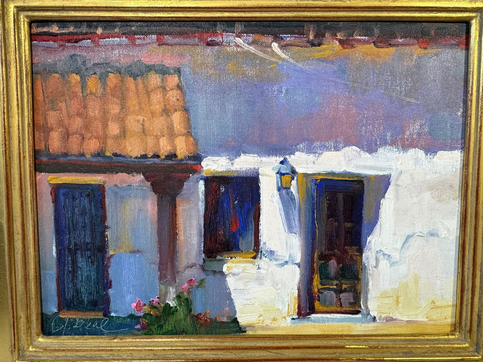 Joli Beal "The Old Osuma Ranch House" Plein Air Original Oil - 2