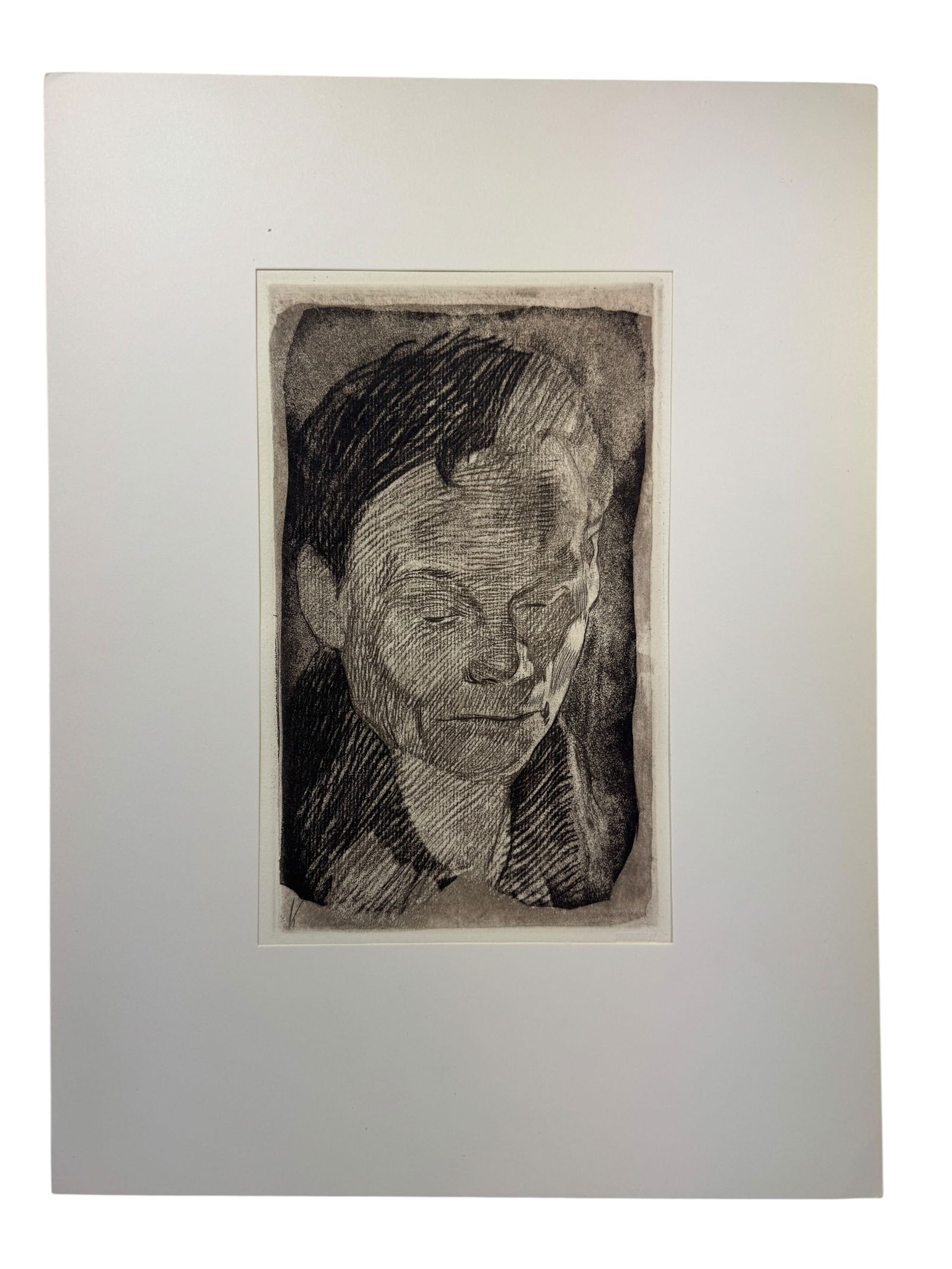 Kathe Kollowitz "Frauenkopf" circa 1905 Etching (1 of 3)