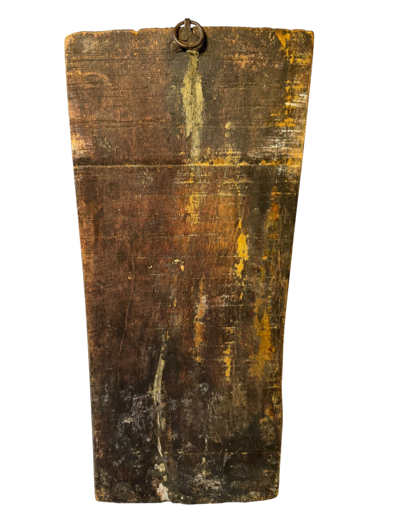 Hand Carved Wood Krishna Panel - 2