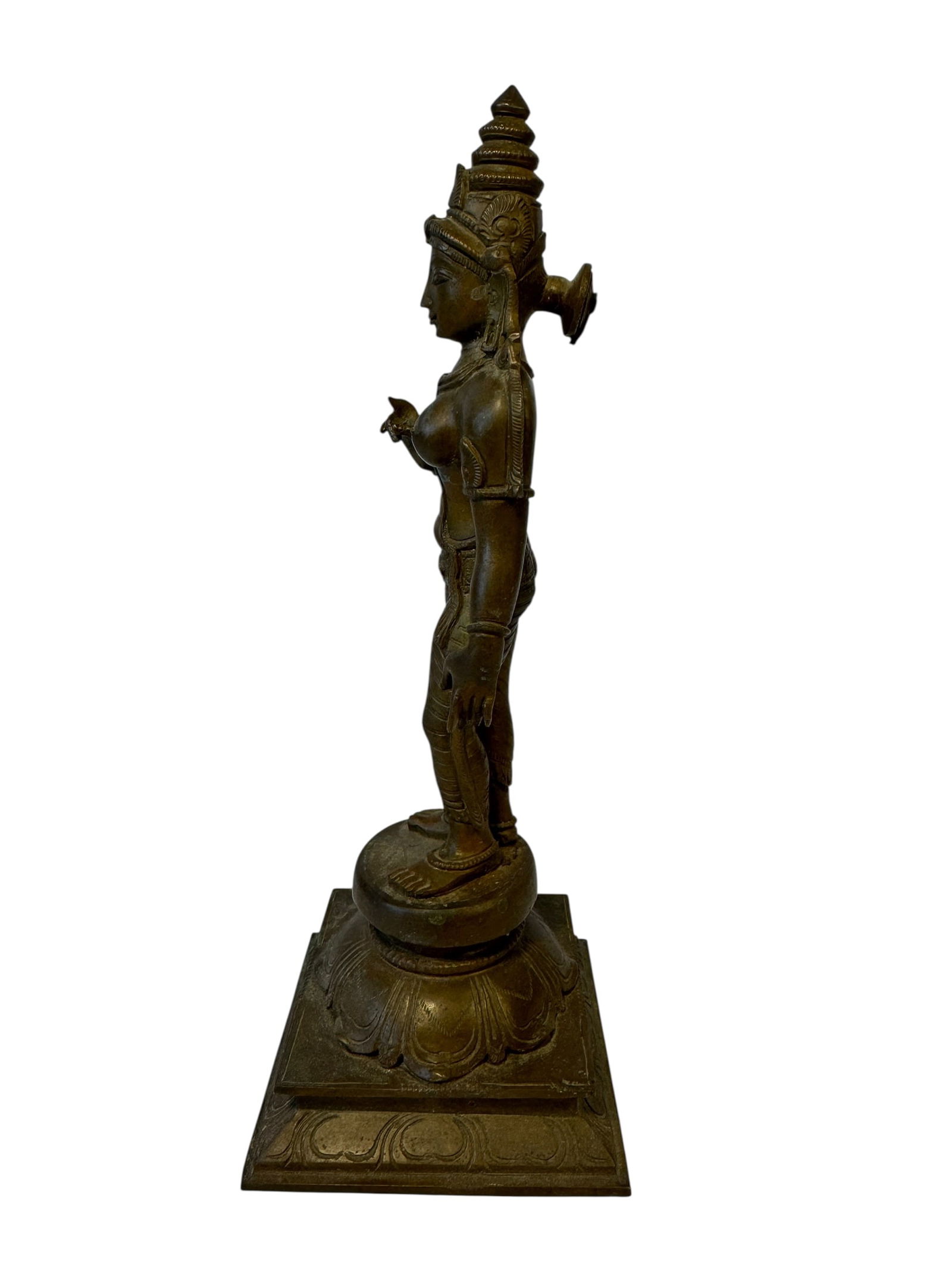 Bronze Parvati Statue - 2