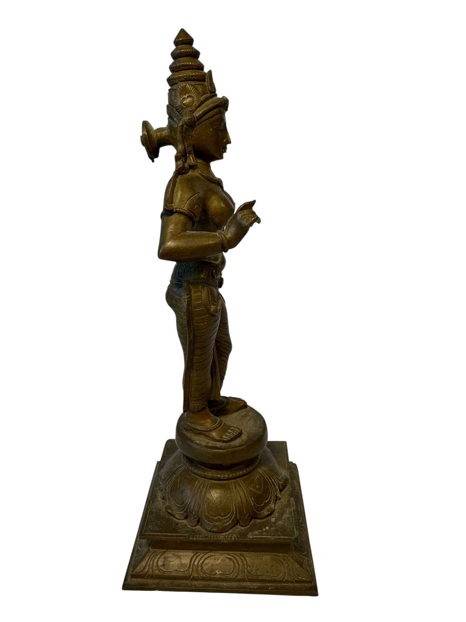 Bronze Parvati Statue - 4