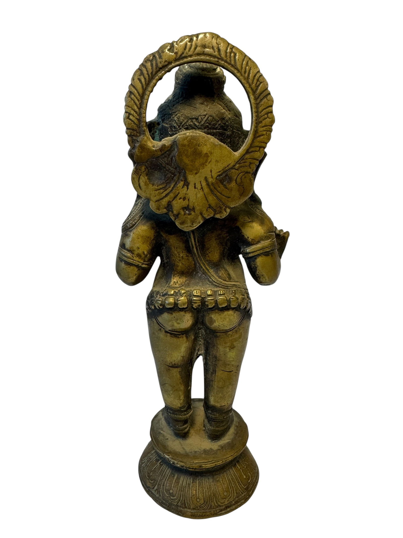 Brass Standing Ganesha Statue - 3