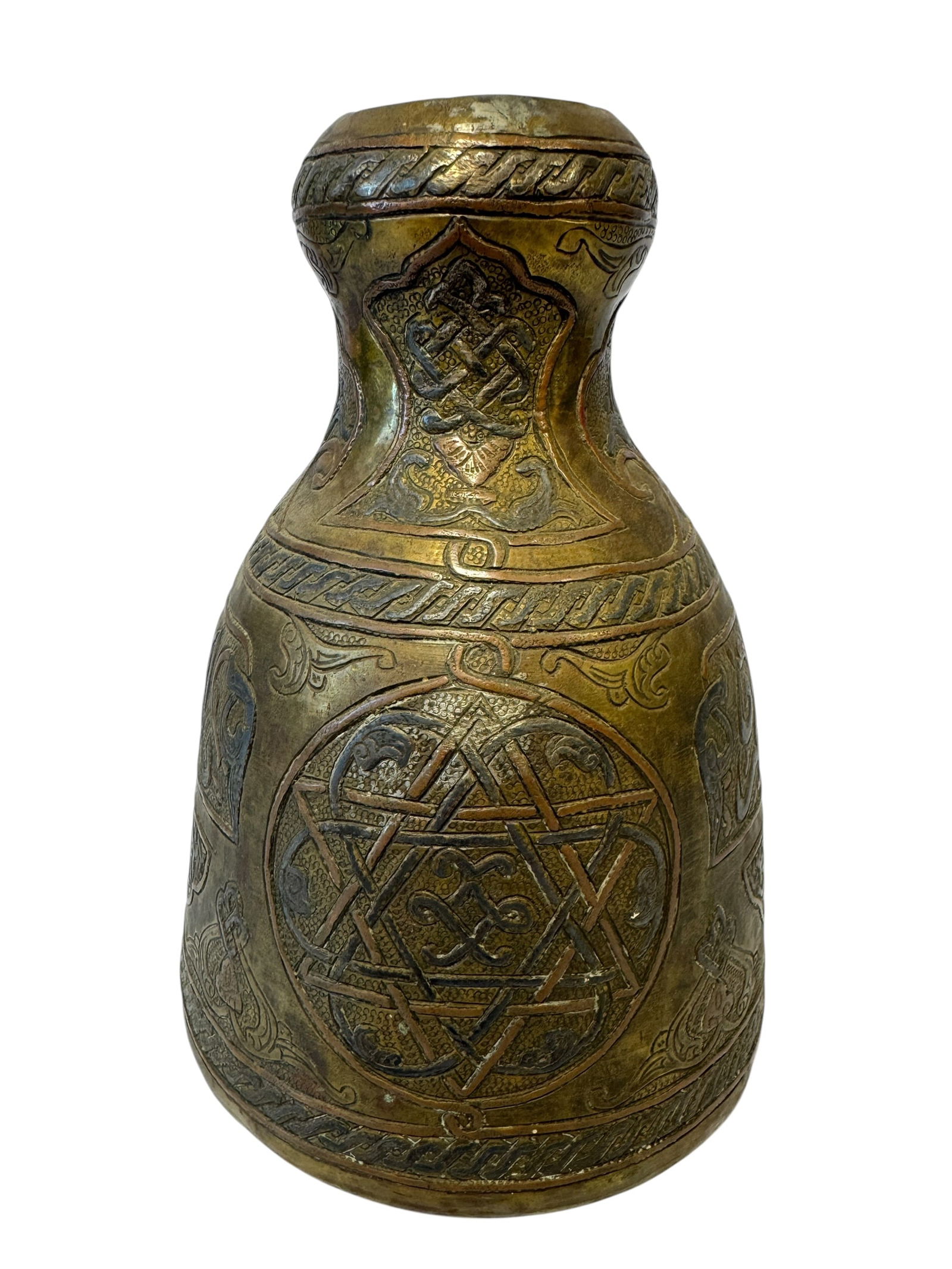 Islamic Brass Damascus Ware Ewer - 4