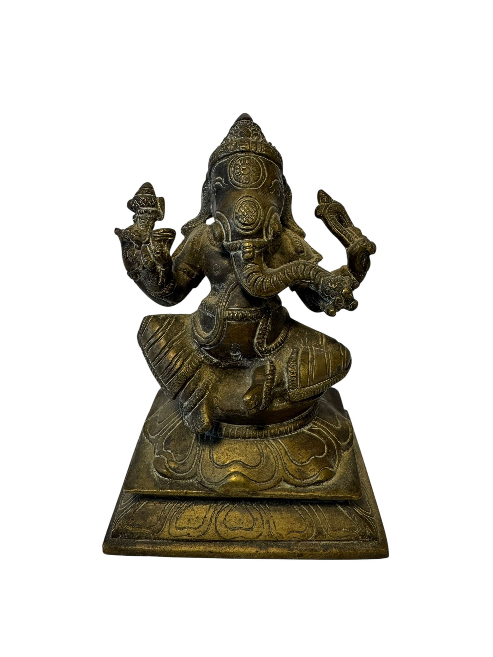 Bronze Ganesha Statue: Photos are part of the description and should tell the whole story.