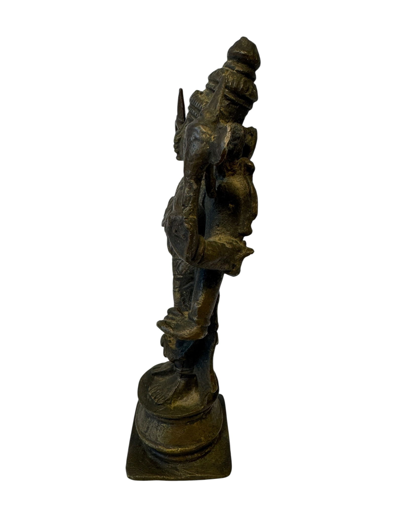 Indian Bronze Vishnu Statue - 2