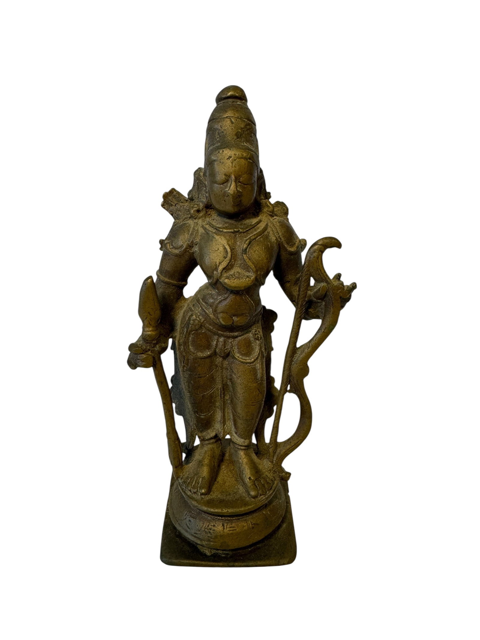 Bronze Standing Lord Rama Statue: Photos are part of the description and should tell the whole story.