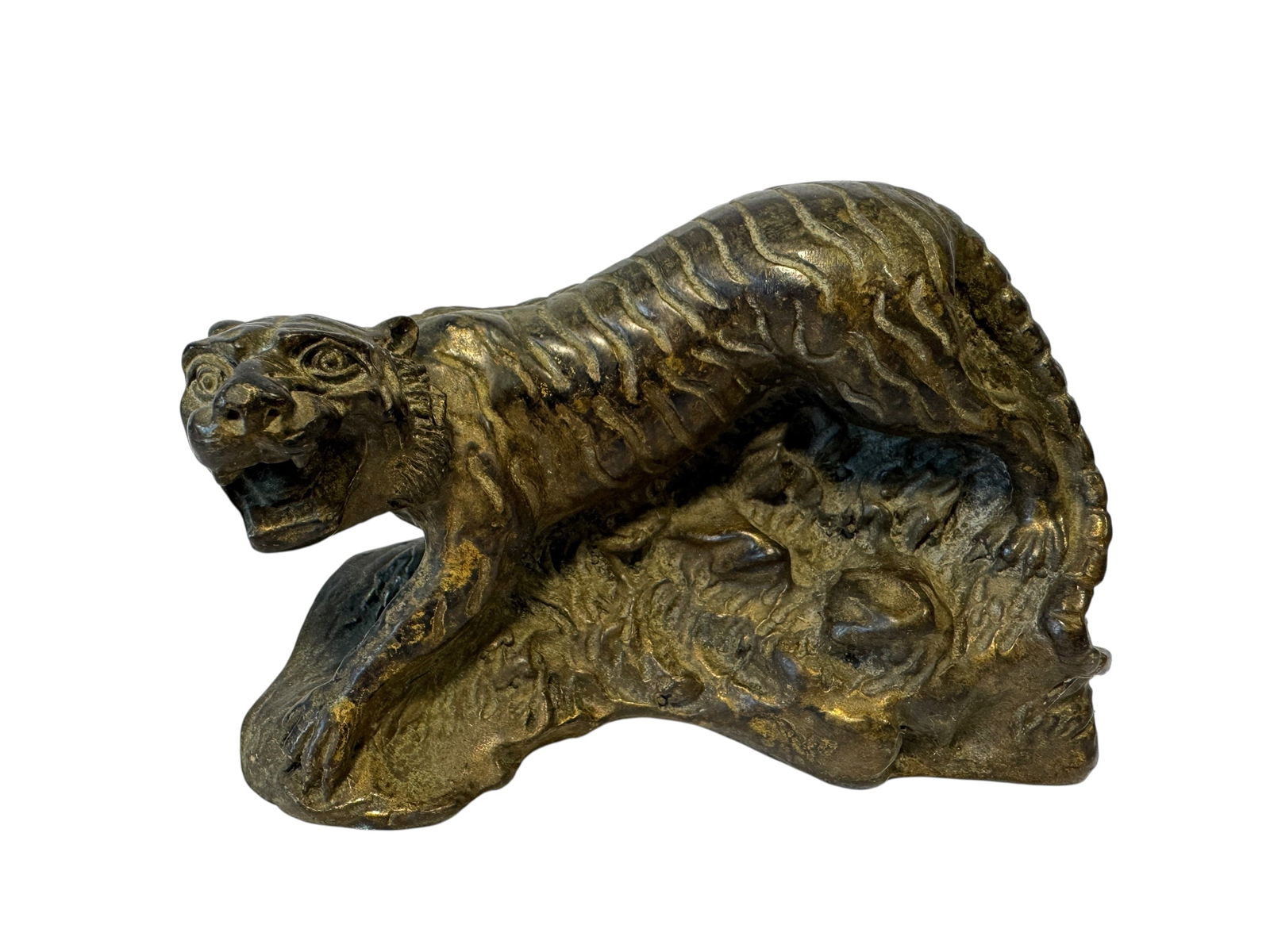 Solid Bronze Bengal Tiger Statue (1 of 5)