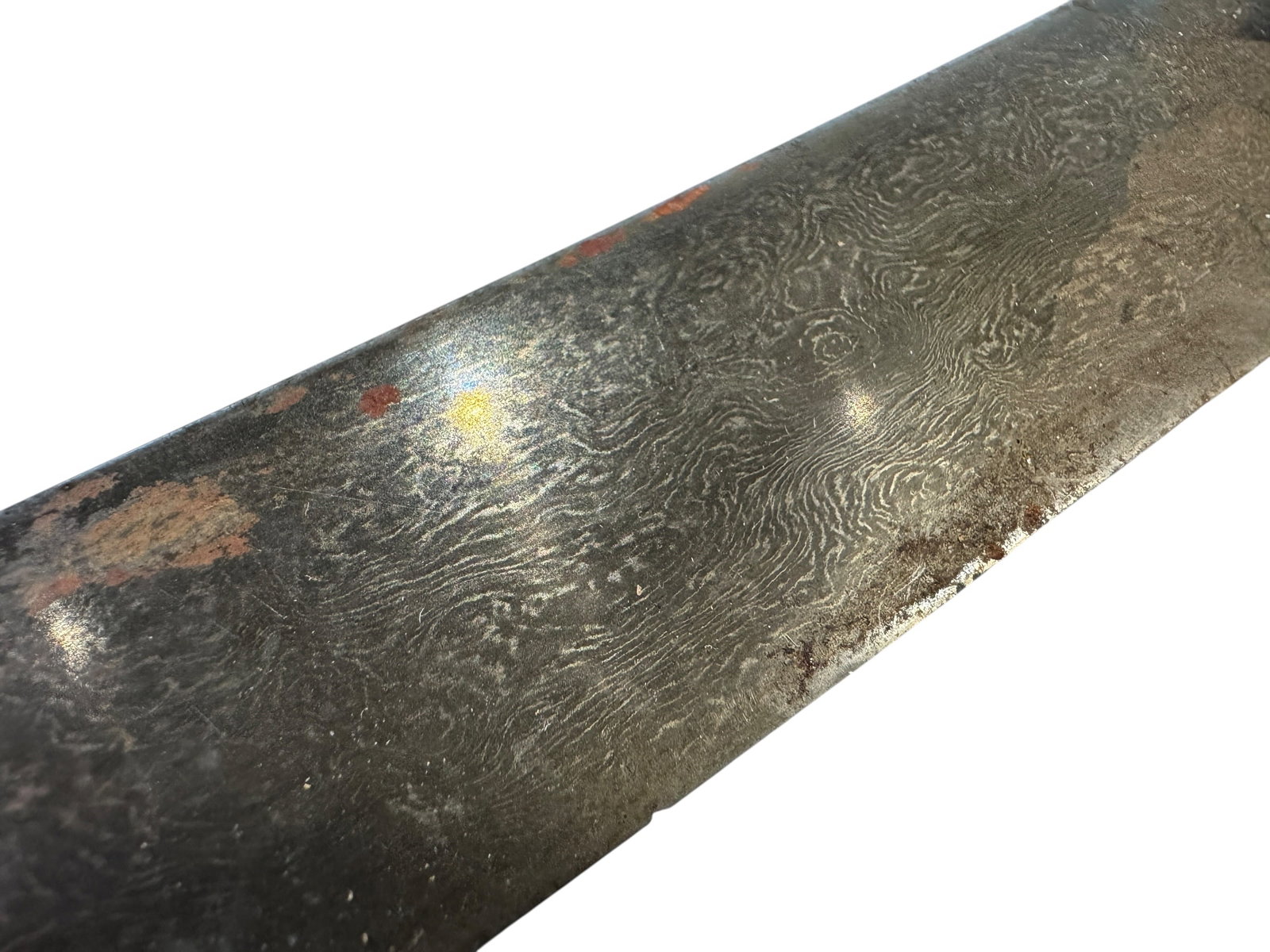 Persian Wootz Steel Shamshir Sword with Scabbard - 3