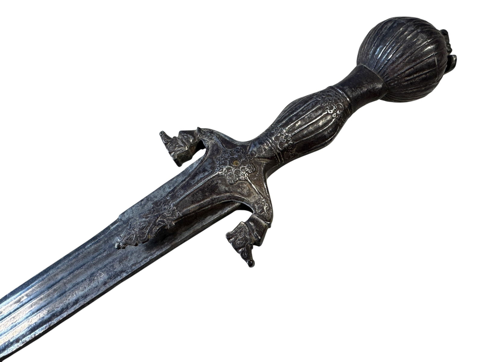 Afgan Pulwar Sword w/ Scabbard - 3