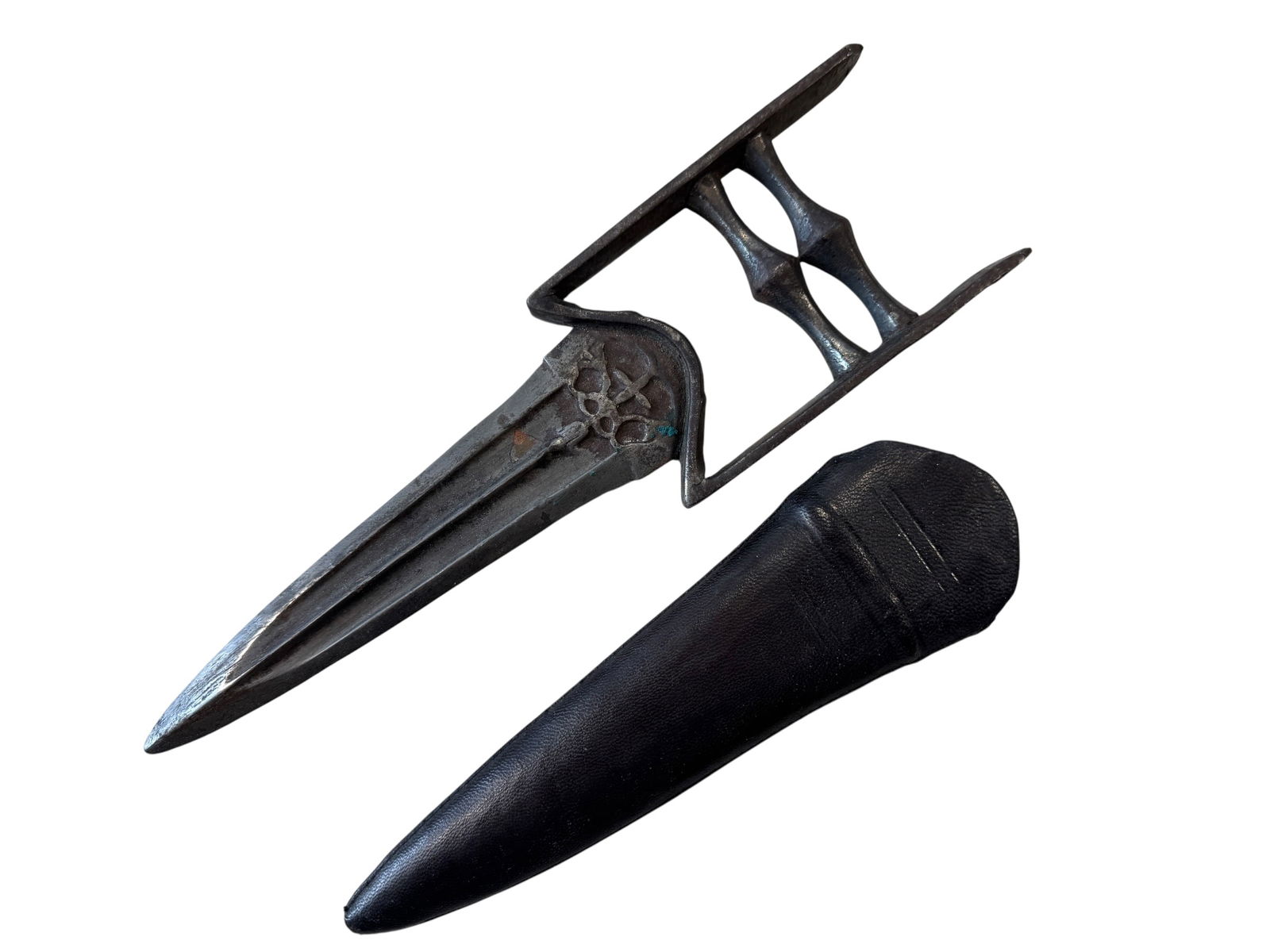 Indian Katar Dagger w/ Scabbard - 2