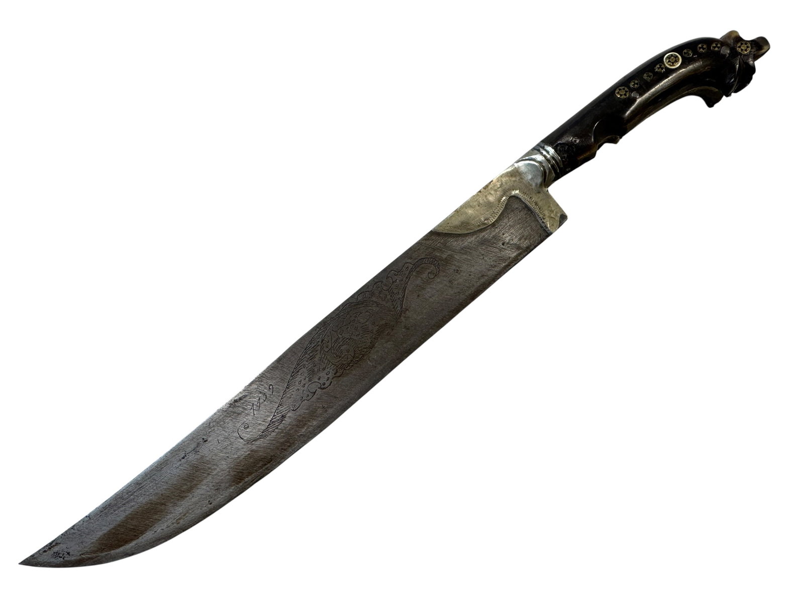 Sri Lanka Piha-Kaetta Kandyan Knife: Photos are part of the description and should tell the whole story.