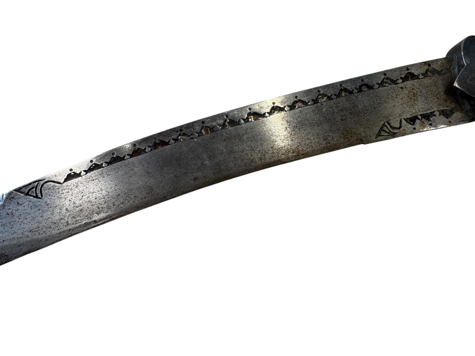 Indian or Persian Gilded Handle Dagger - 6