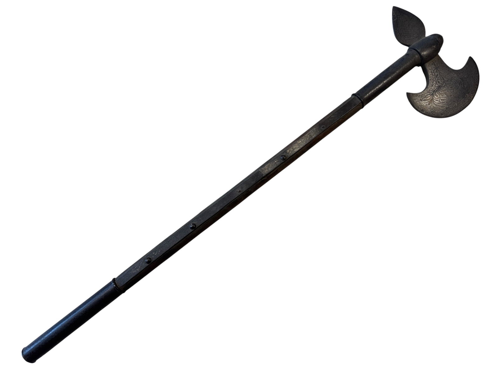 Indo Persian Tabar Etched Axe - 2