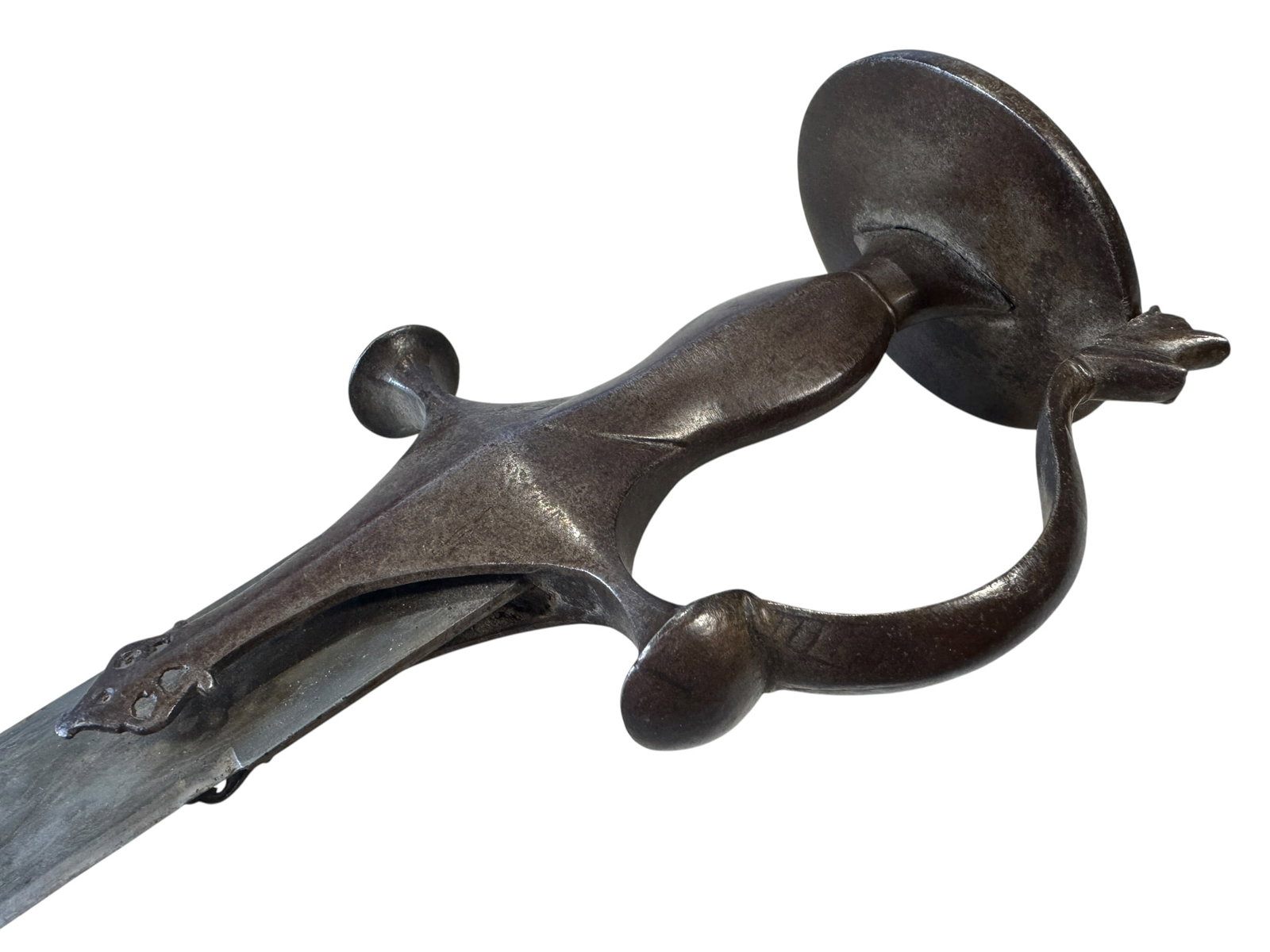 Indian Wootz Damascus Steel Kirach Sword - 6