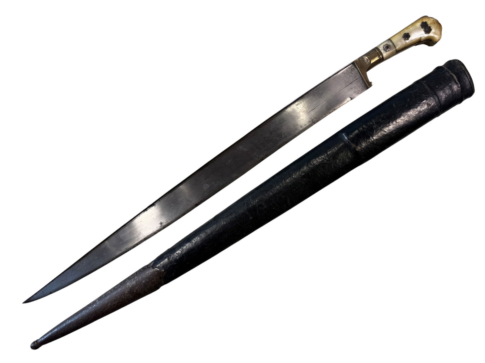 Afgan Kyber Knife w/ Scabbard: Photos are part of the description and should tell the whole story.