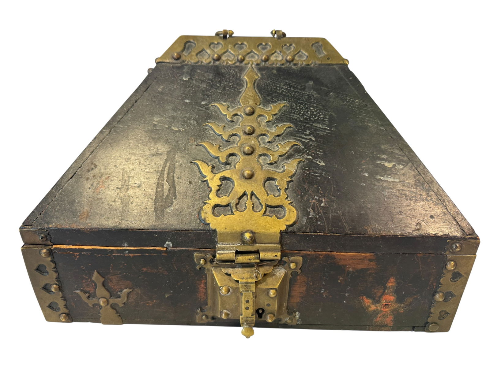 Indian Nettur Petti Dowry Box: Photos are part of the description and should tell the whole story.