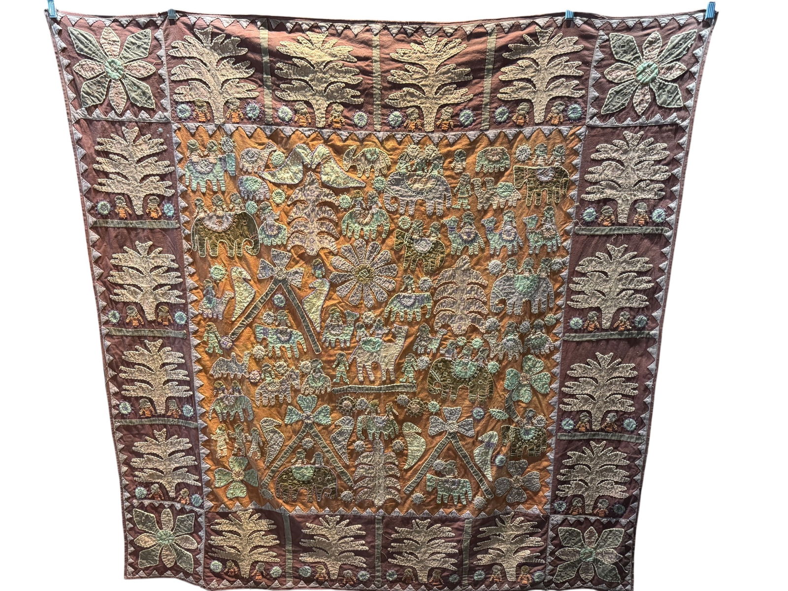 Large Indian Kanduri Cloth: Photos are part of the description and should tell the whole story.