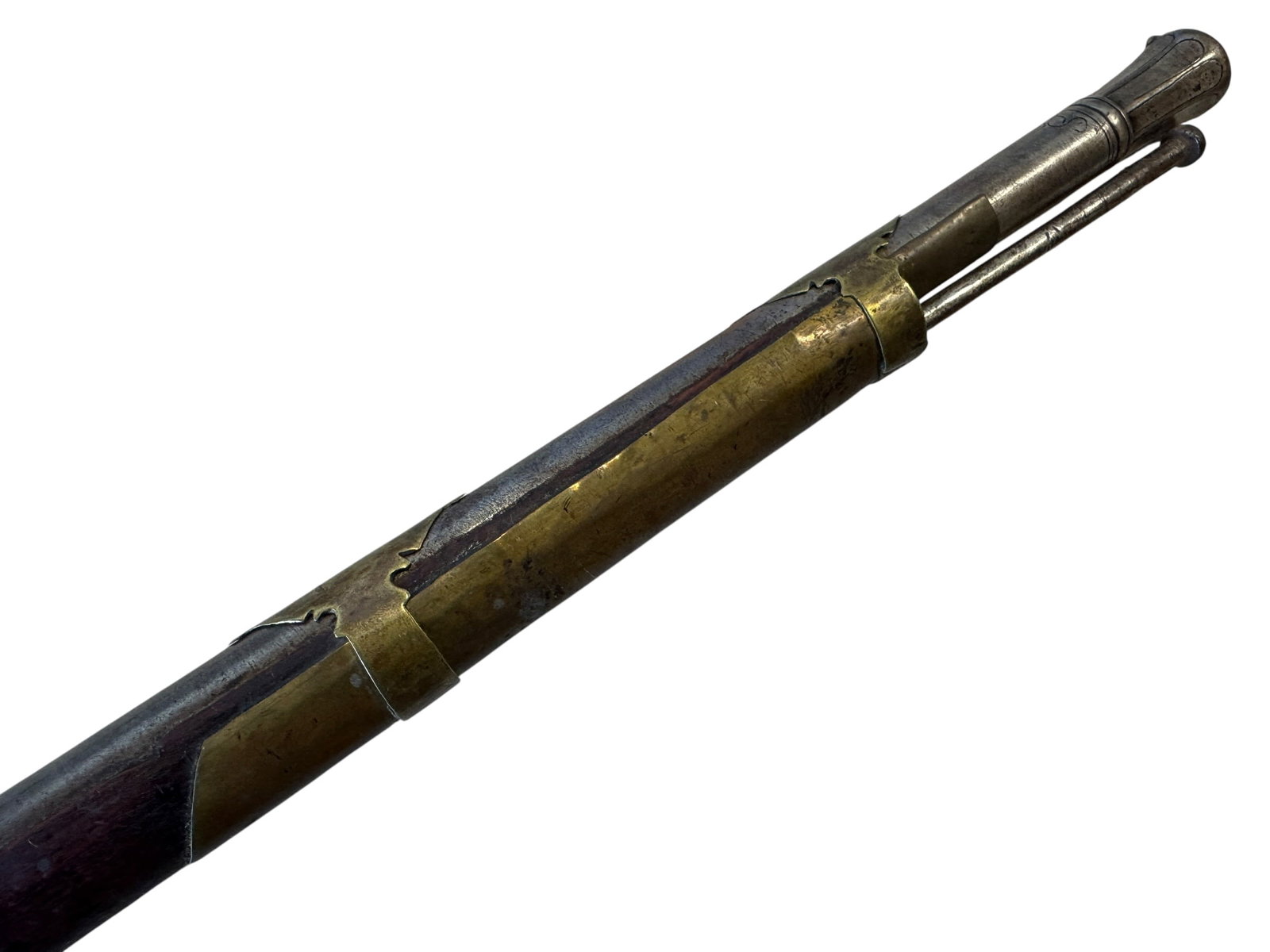 Long Afgan Jezail Flintlock Musket - 11