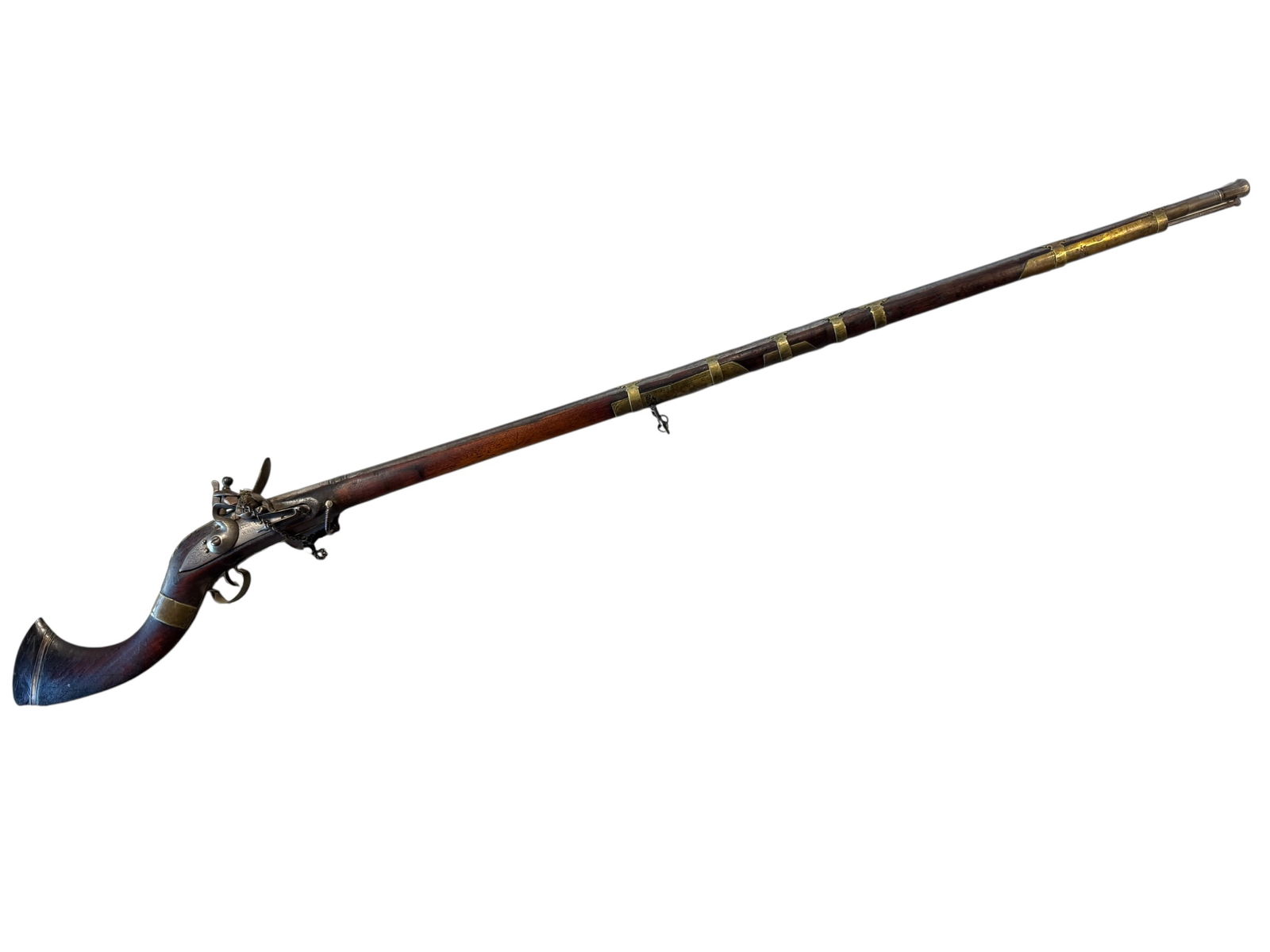 Long Afgan Jezail Flintlock Musket: Photos are part of the description and should tell the whole story.