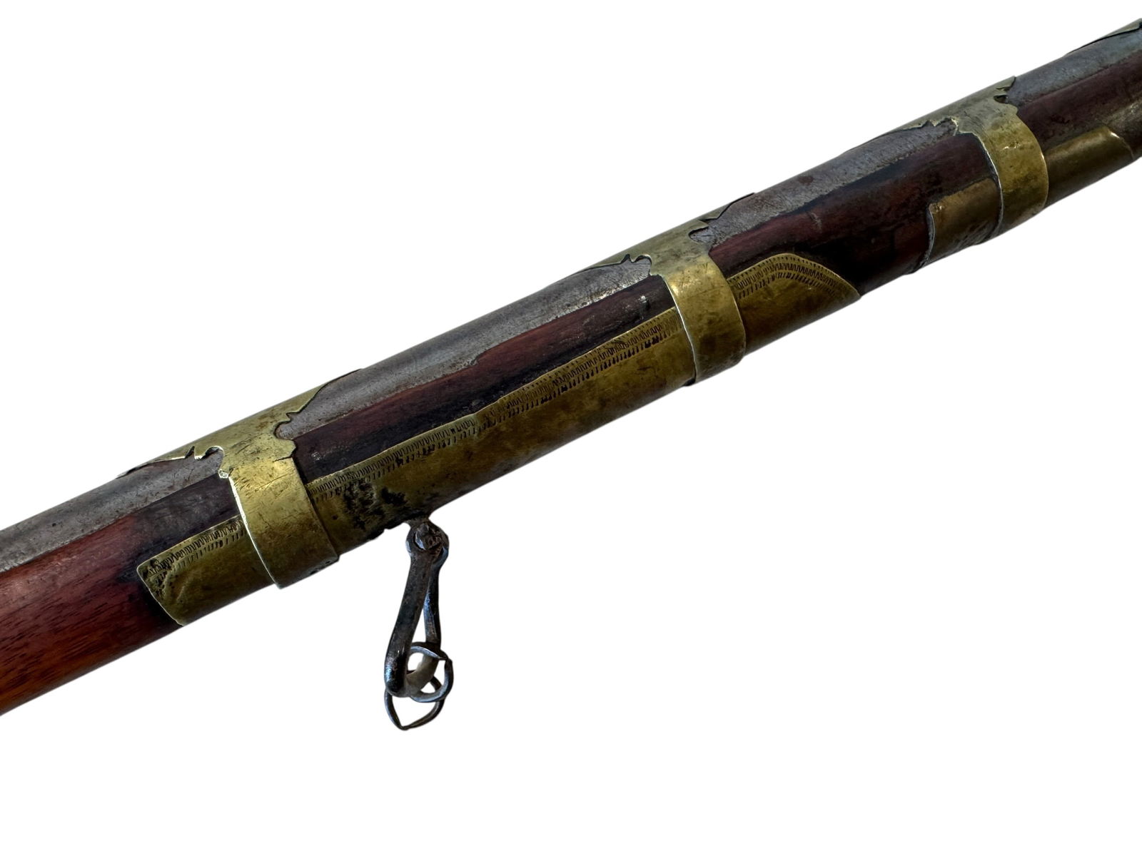 Long Afgan Jezail Flintlock Musket - 9